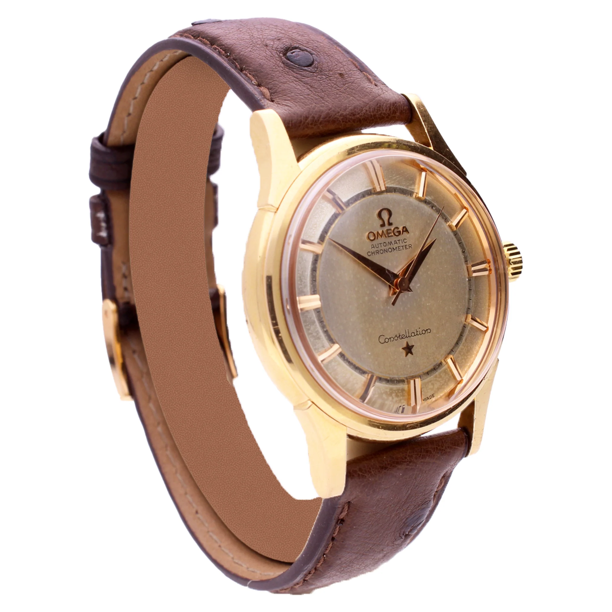 18ct rose gold OMEGA constellation automatic chronometer wristwatch. Made 1960 - Image 3