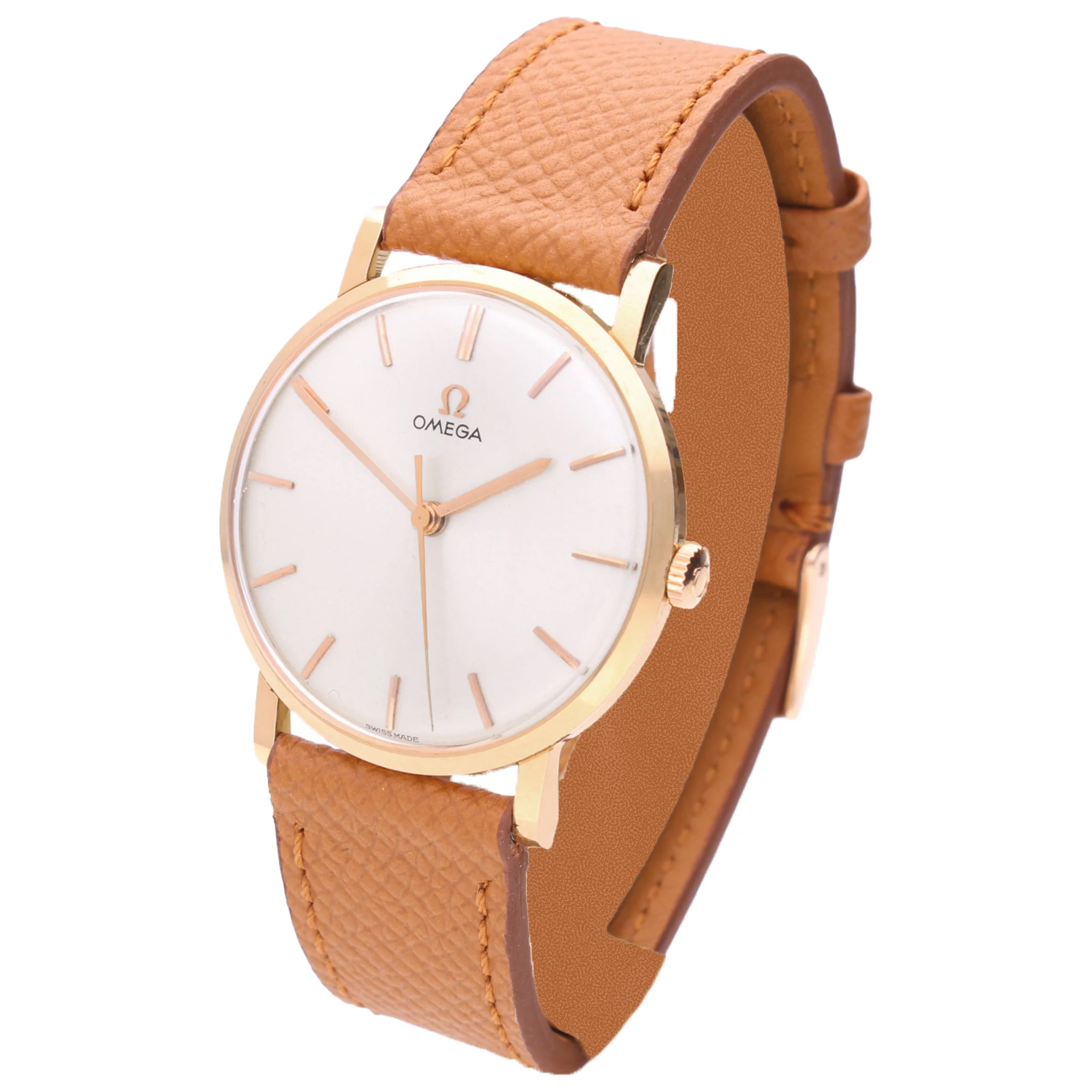 18ct rose gold OMEGA dress wristwatch. Made 1963 - Image 2