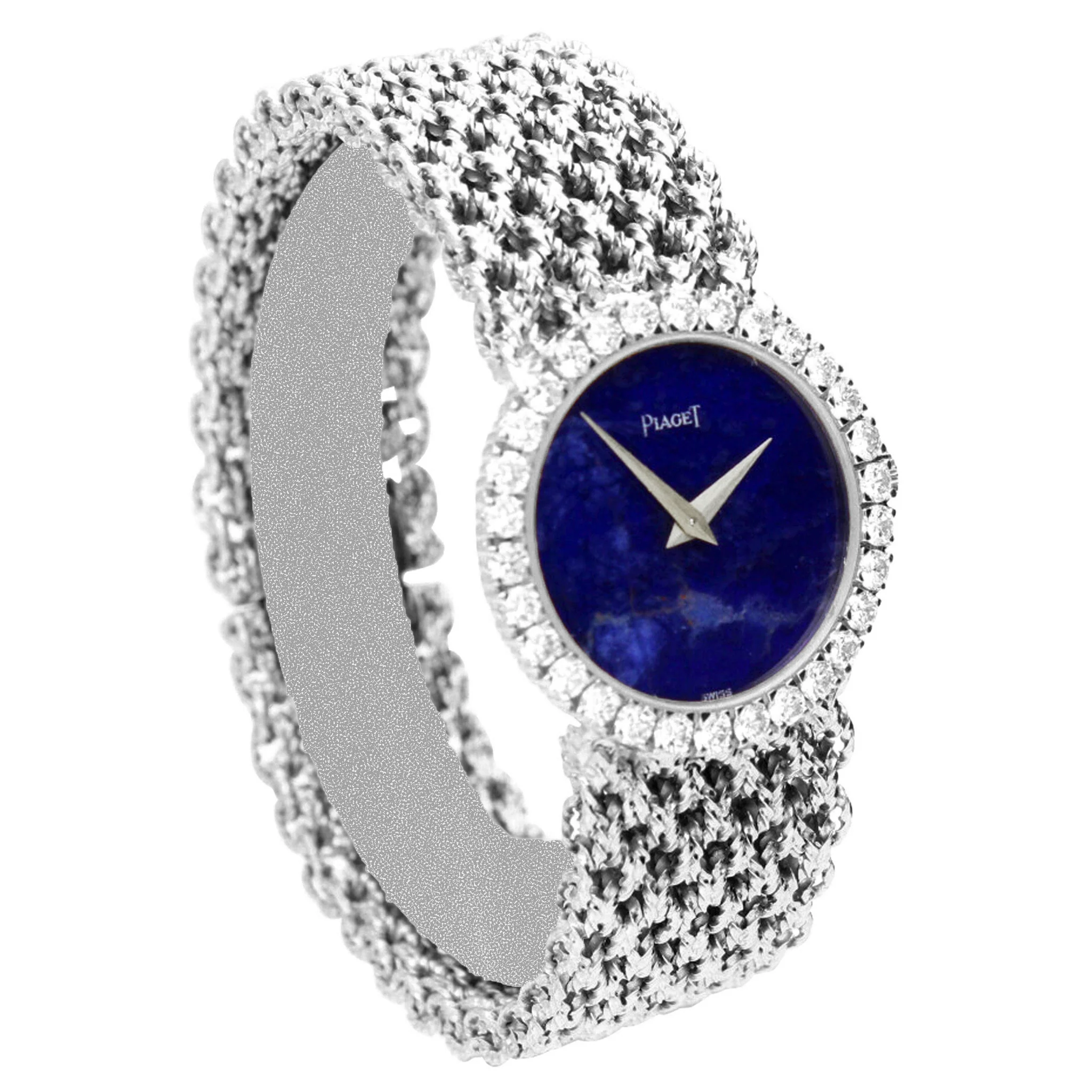 18ct white gold Piaget ref. 9190 bracelet watch. Made 1970's - Image 3