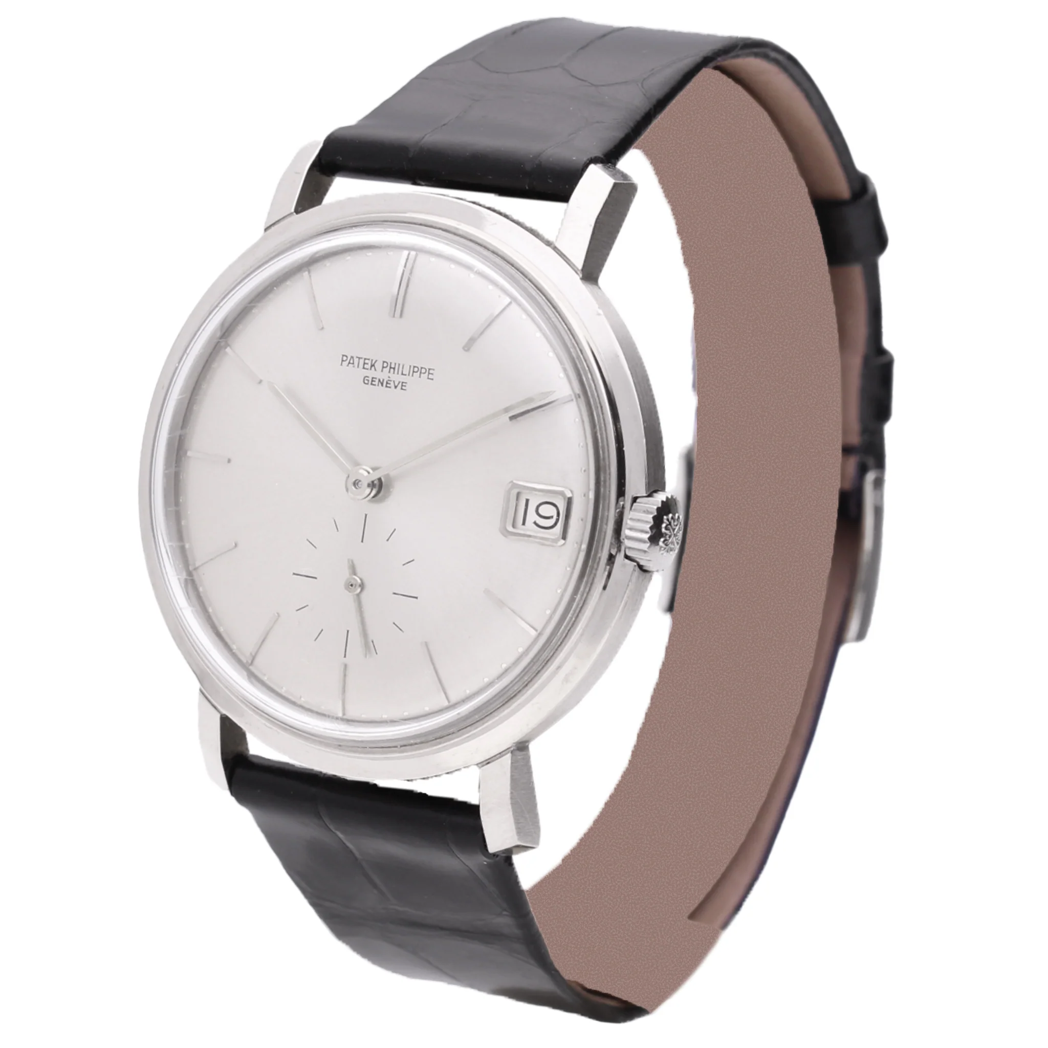 18ct white gold Patek Philippe ref. 3445 Calatrava wristwatch. Made 1967 - Image 2
