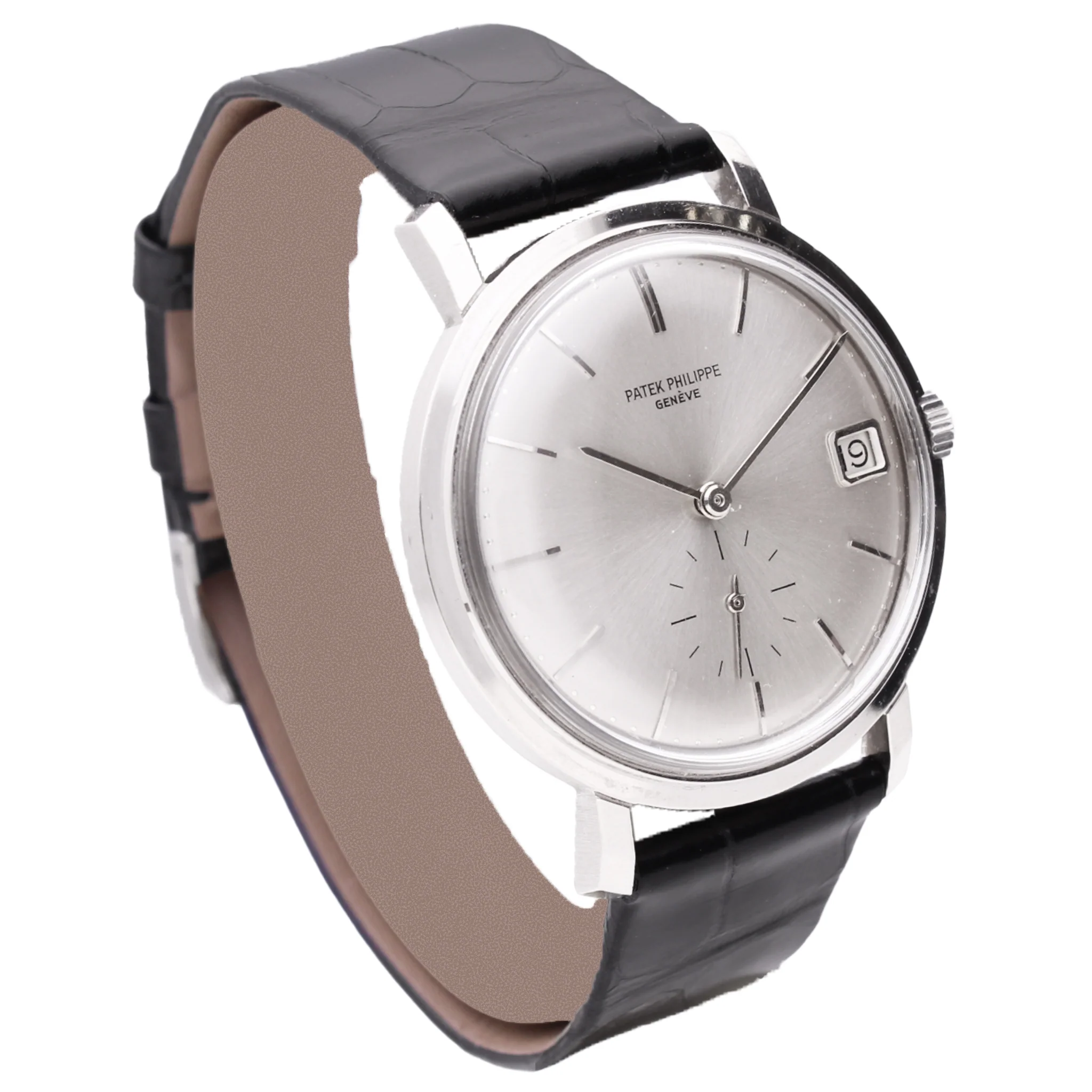 18ct white gold Patek Philippe ref. 3445 Calatrava wristwatch. Made 1967 - Image 3