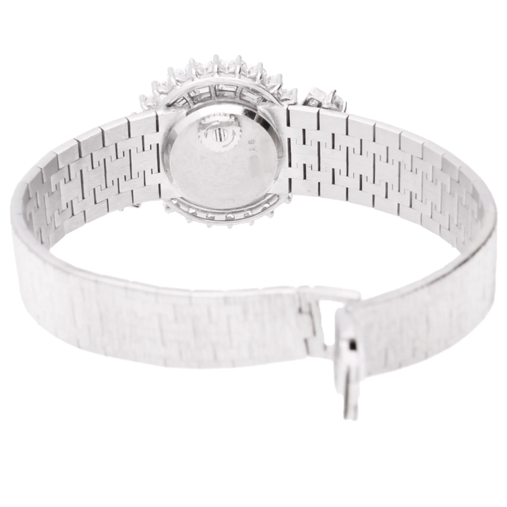 18ct white gold Piaget ref. 3965 diamond set bracelet watch. Made 1970 - Image 4