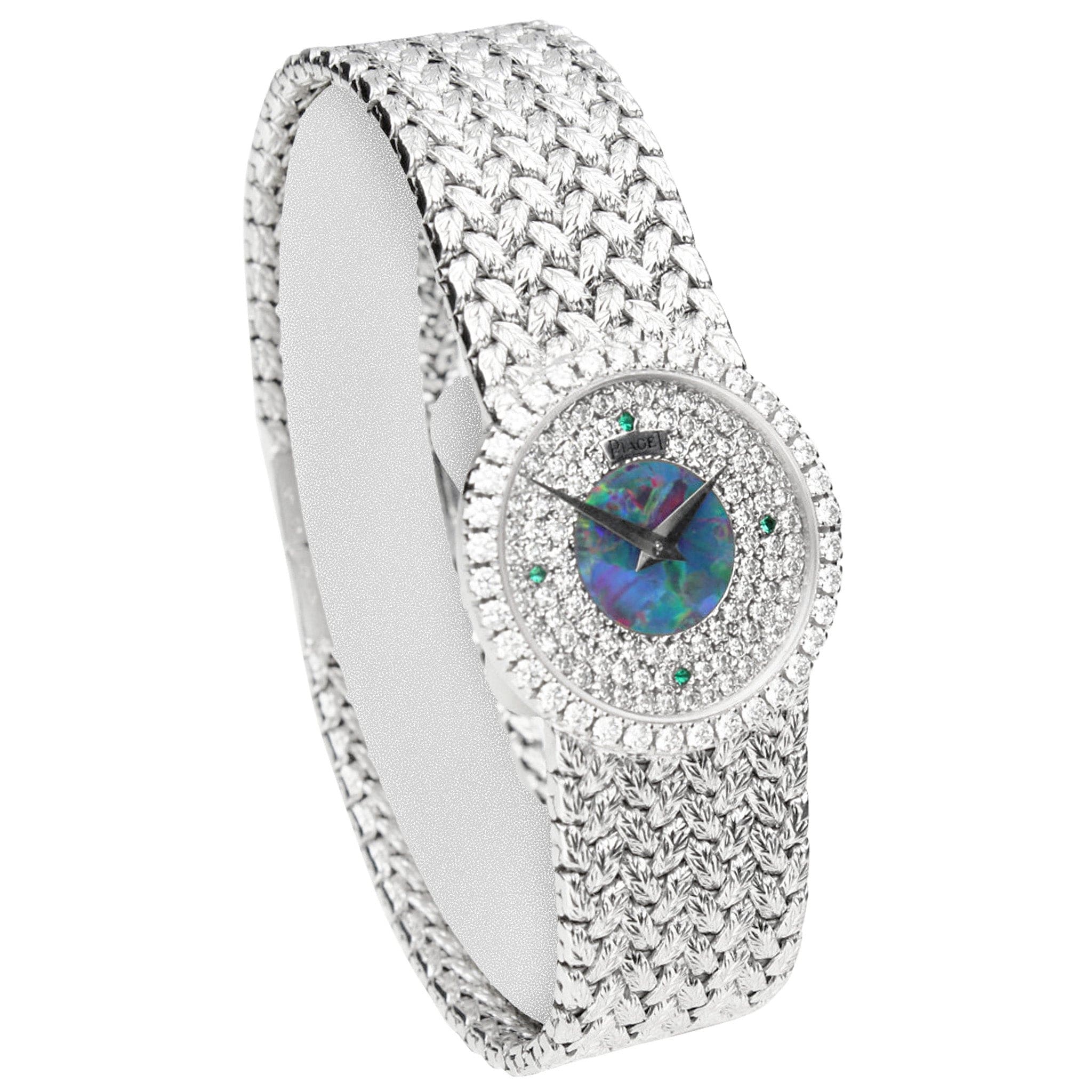 18ct white gold and diamond set Piaget ref. 9706 bracelet watch. Made 1970's - Image 3