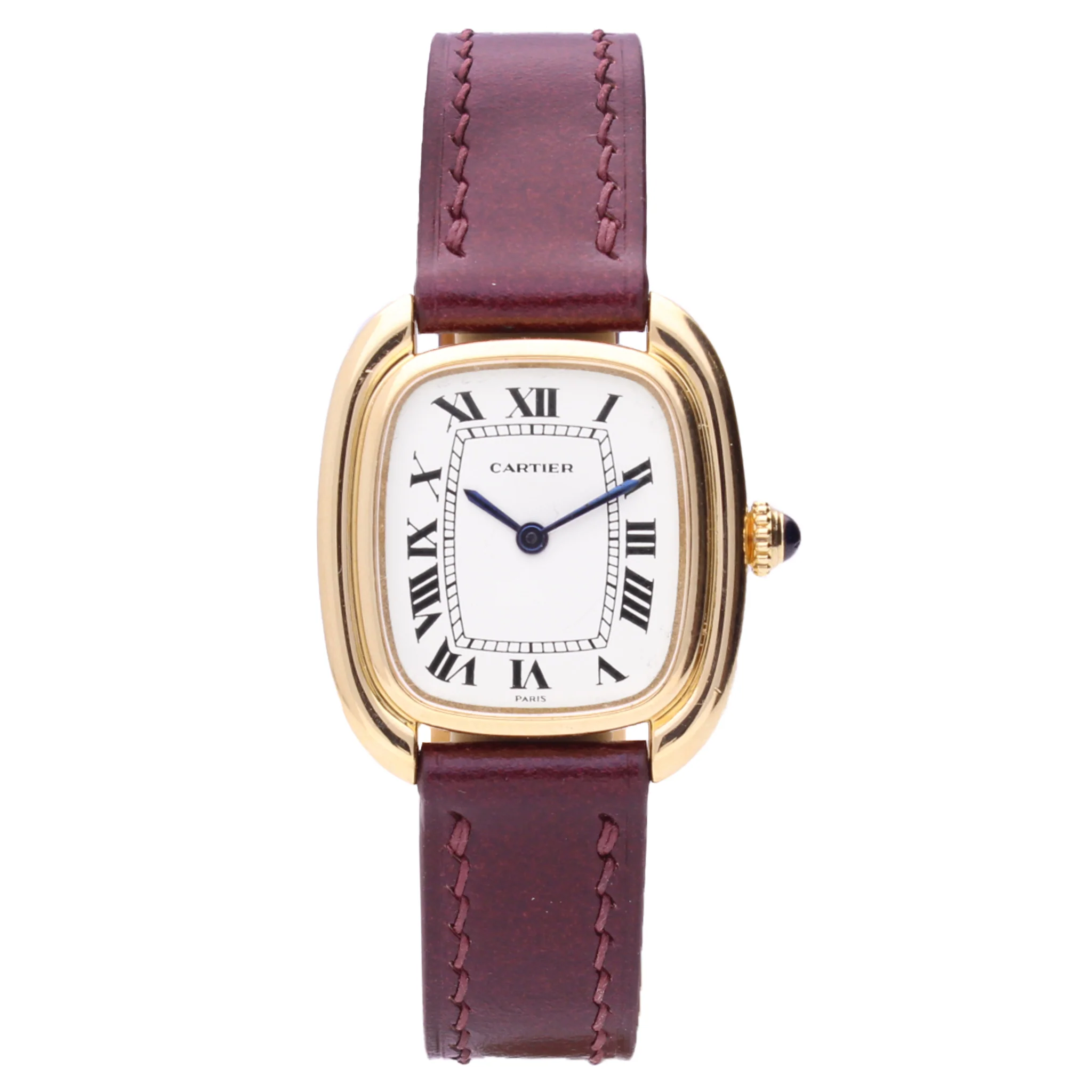 18ct yellow gold Cartier ref. 78079 Gondole wristwatch. Made 1970