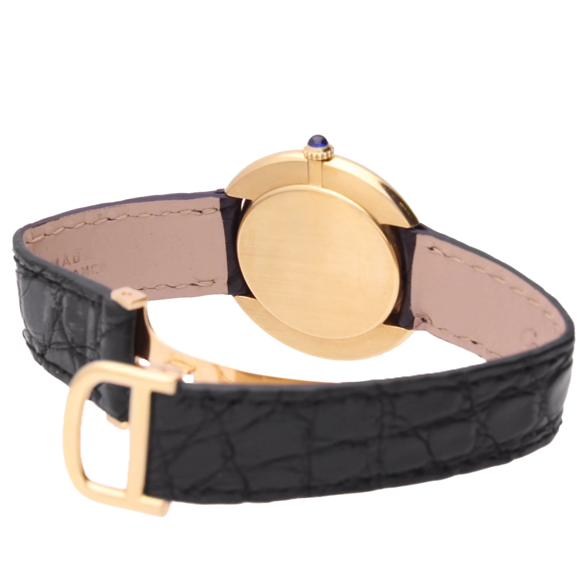 18ct yellow gold Cartier ref. 78090 Vendôme wristwatch. Made 1970 - Image 4