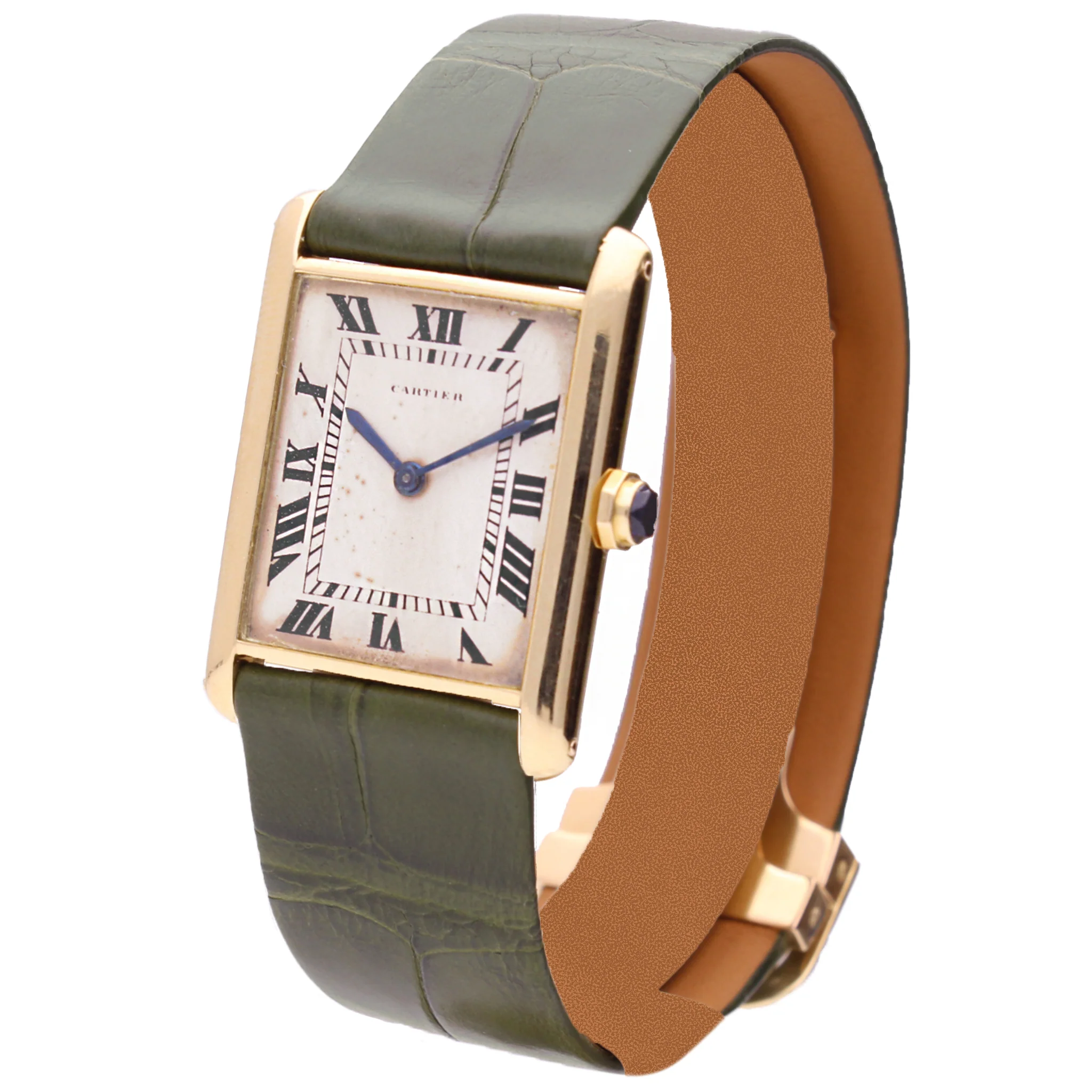 18ct yellow gold Cartier Tank LC wristwatch. Made 1960 - Image 2