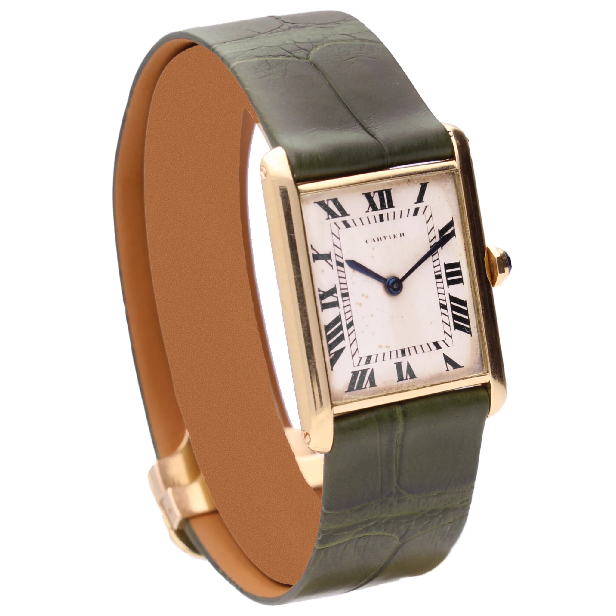 18ct yellow gold Cartier Tank LC wristwatch. Made 1960 - Image 3