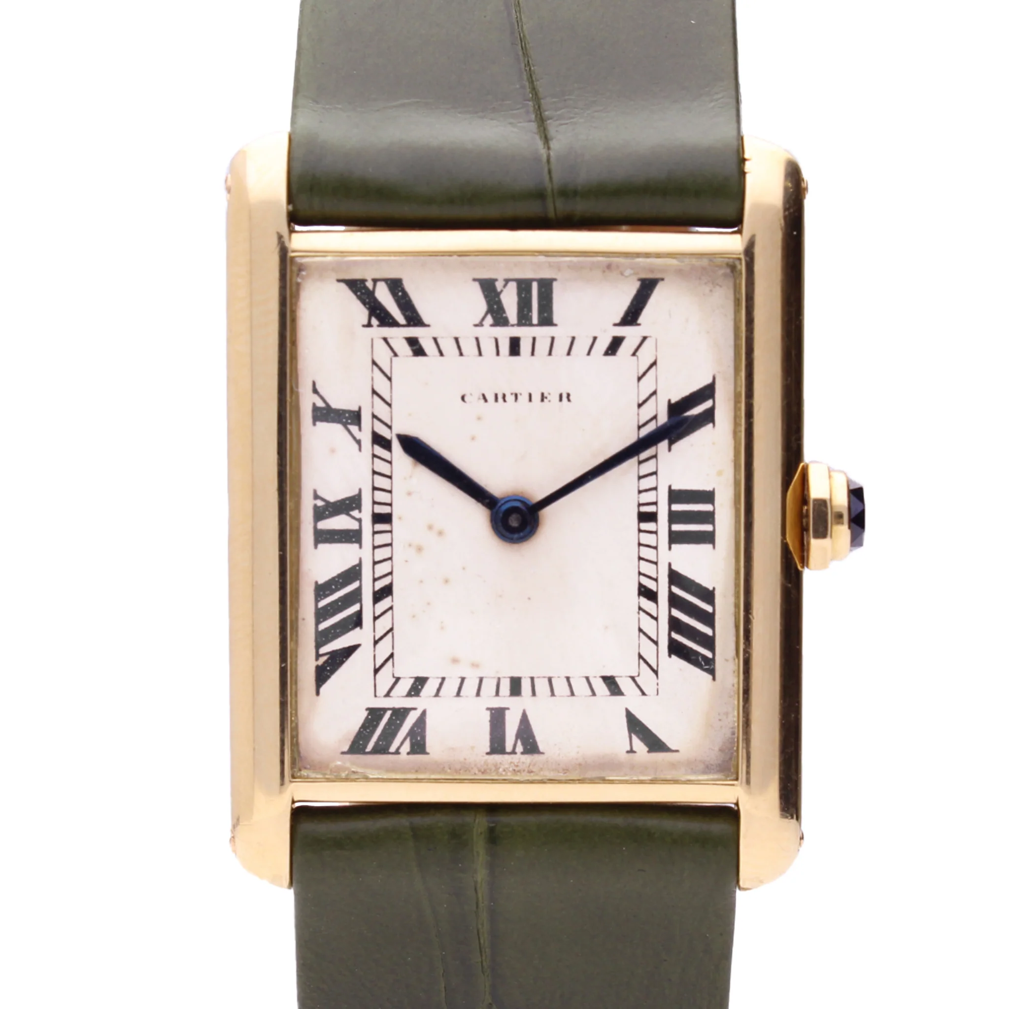 18ct yellow gold Cartier Tank LC wristwatch. Made 1960 - Image 4