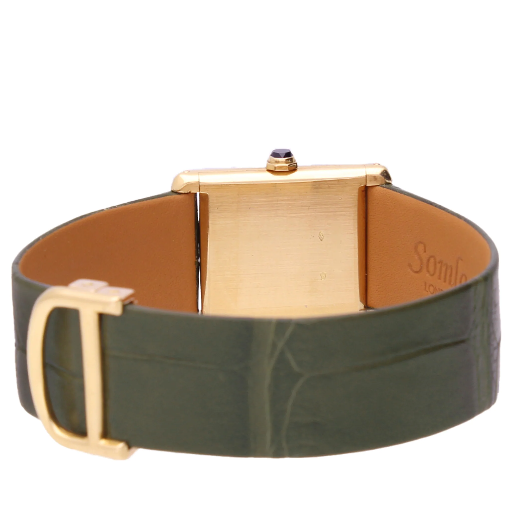 18ct yellow gold Cartier Tank LC wristwatch. Made 1960 - Image 5