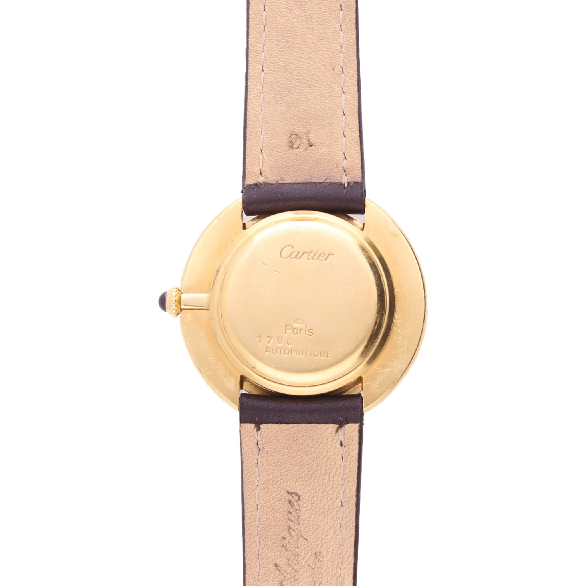18ct yellow gold Cartier Vendôme wristwatch. Made 1970 - Image 5
