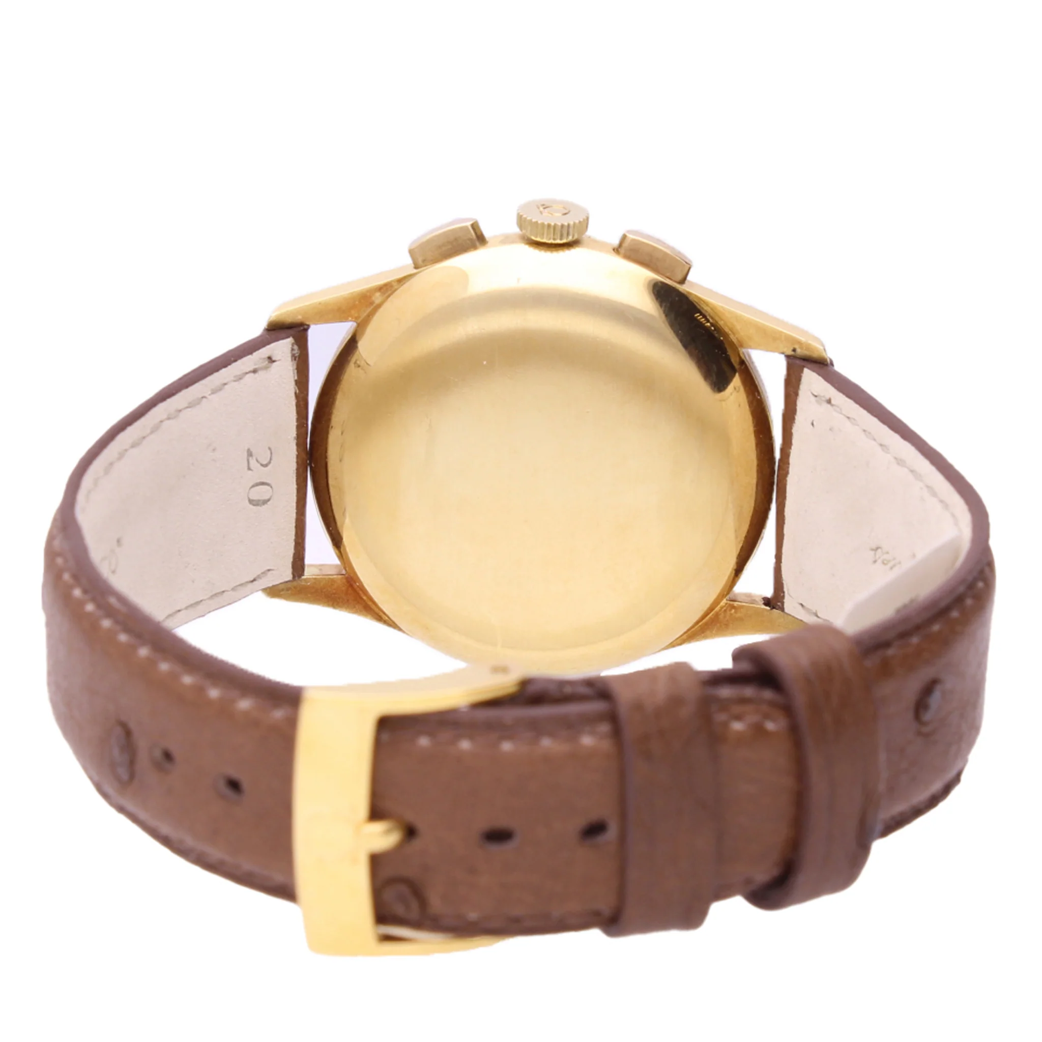 18ct yellow gold OMEGA chronograph wristwatch. Made 1962 - Image 4