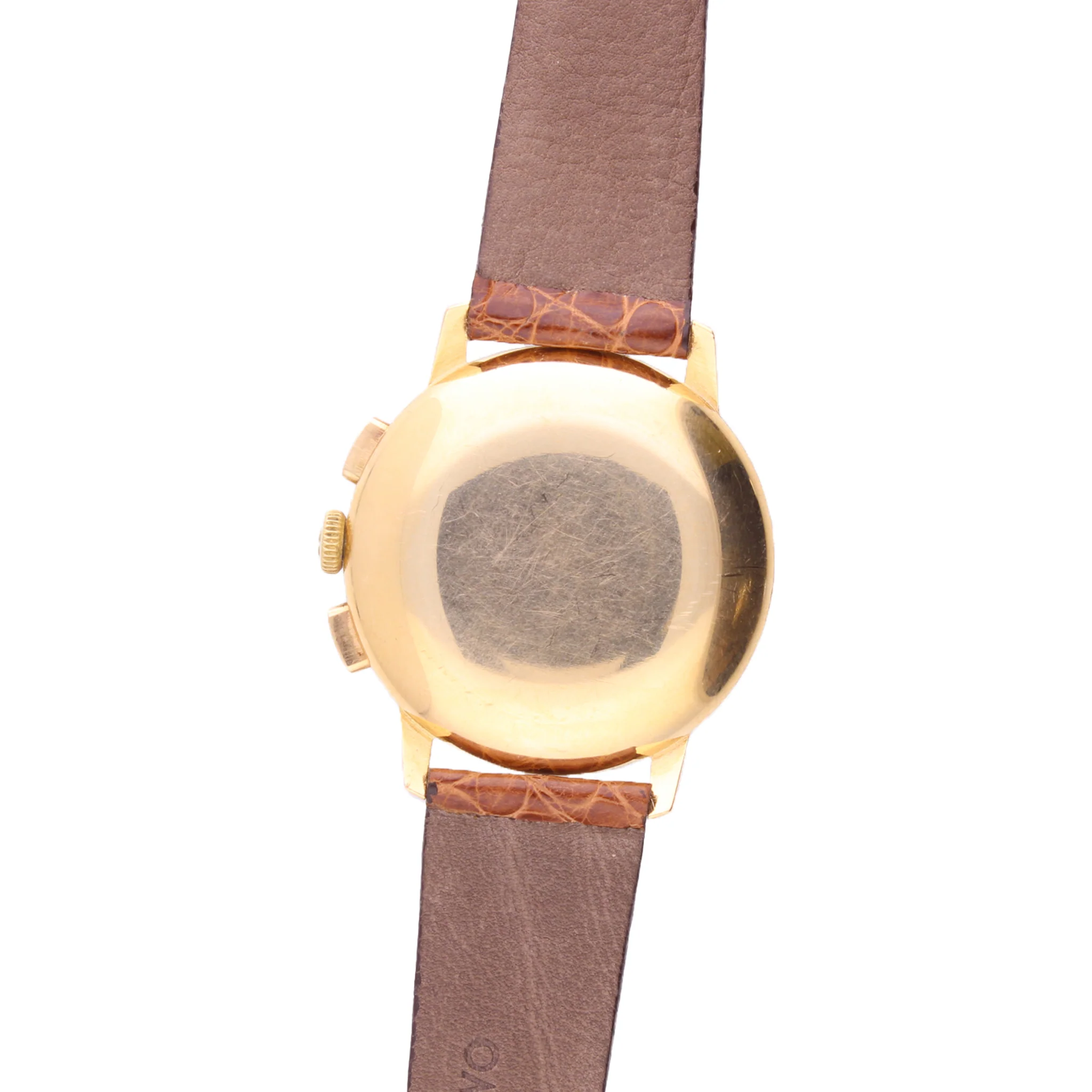 18ct yellow gold OMEGA chronograph wristwatch. Made 1963 - Image 4