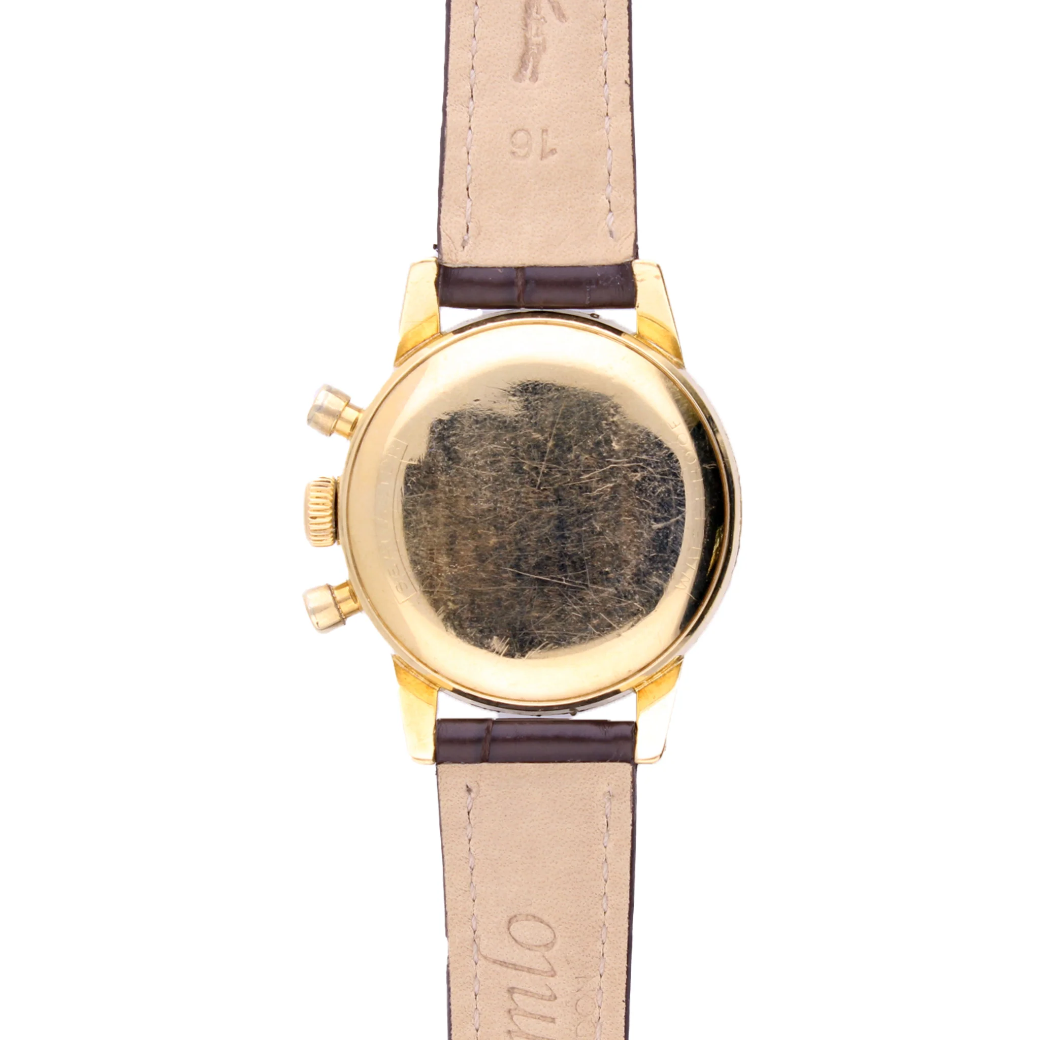 18ct yellow gold OMEGA chronograph wristwatch. Made 1965 - Image 5
