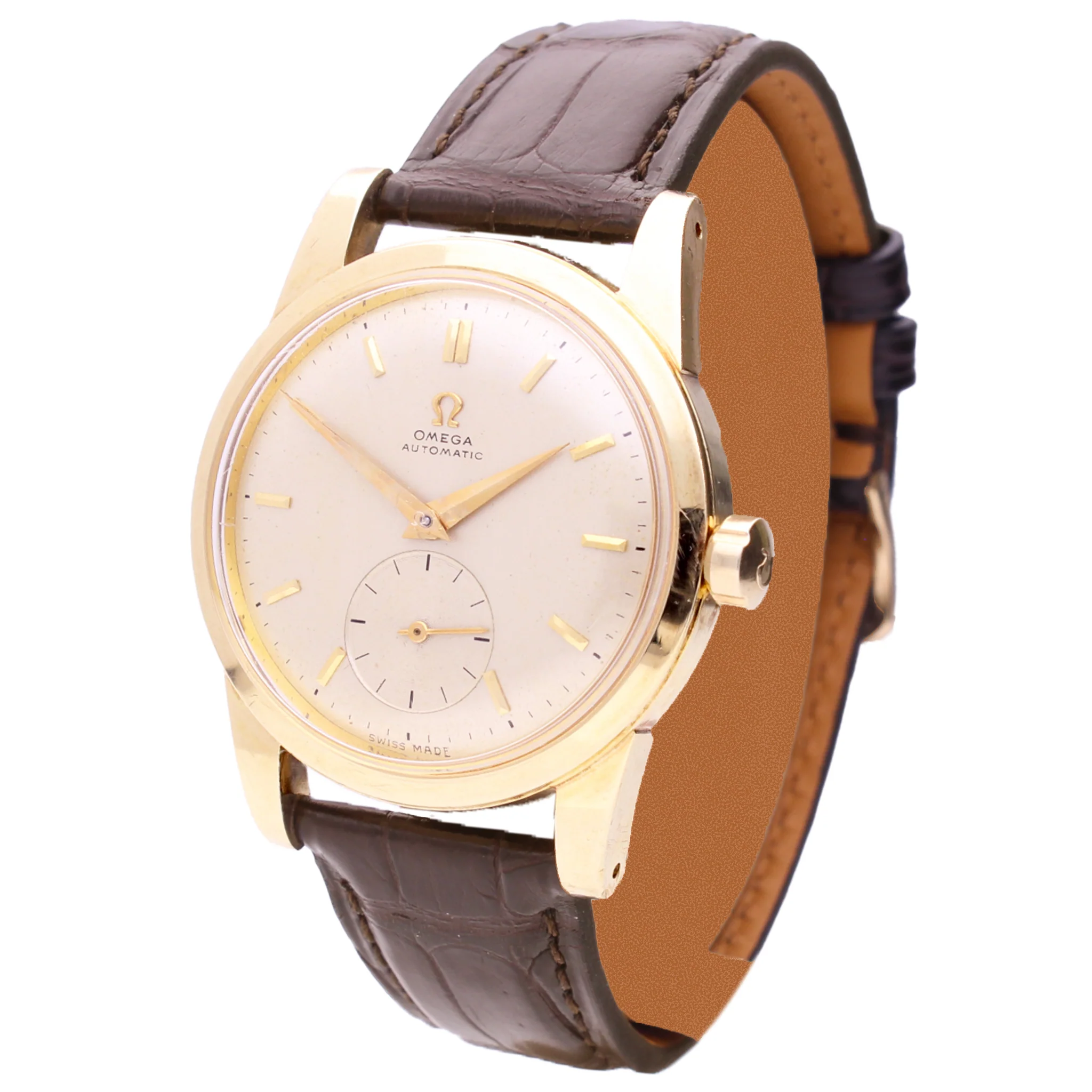 18ct yellow gold OMEGA Seamaster automatic wristwatch. Made 1951 - Image 2