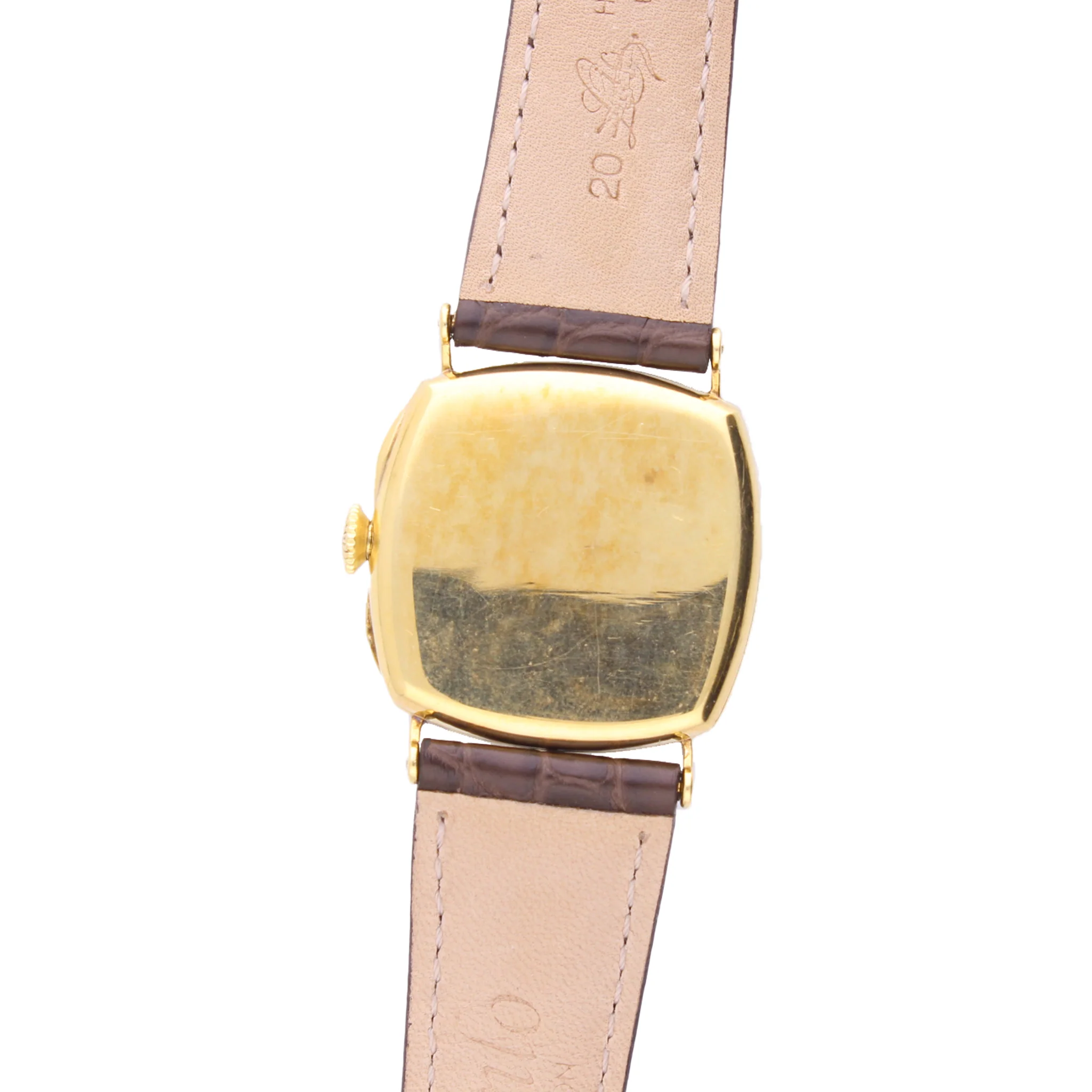 18ct yellow gold Patek Philippe Cushion case wristwatch with enamel dial. Made 1925 - Image 2