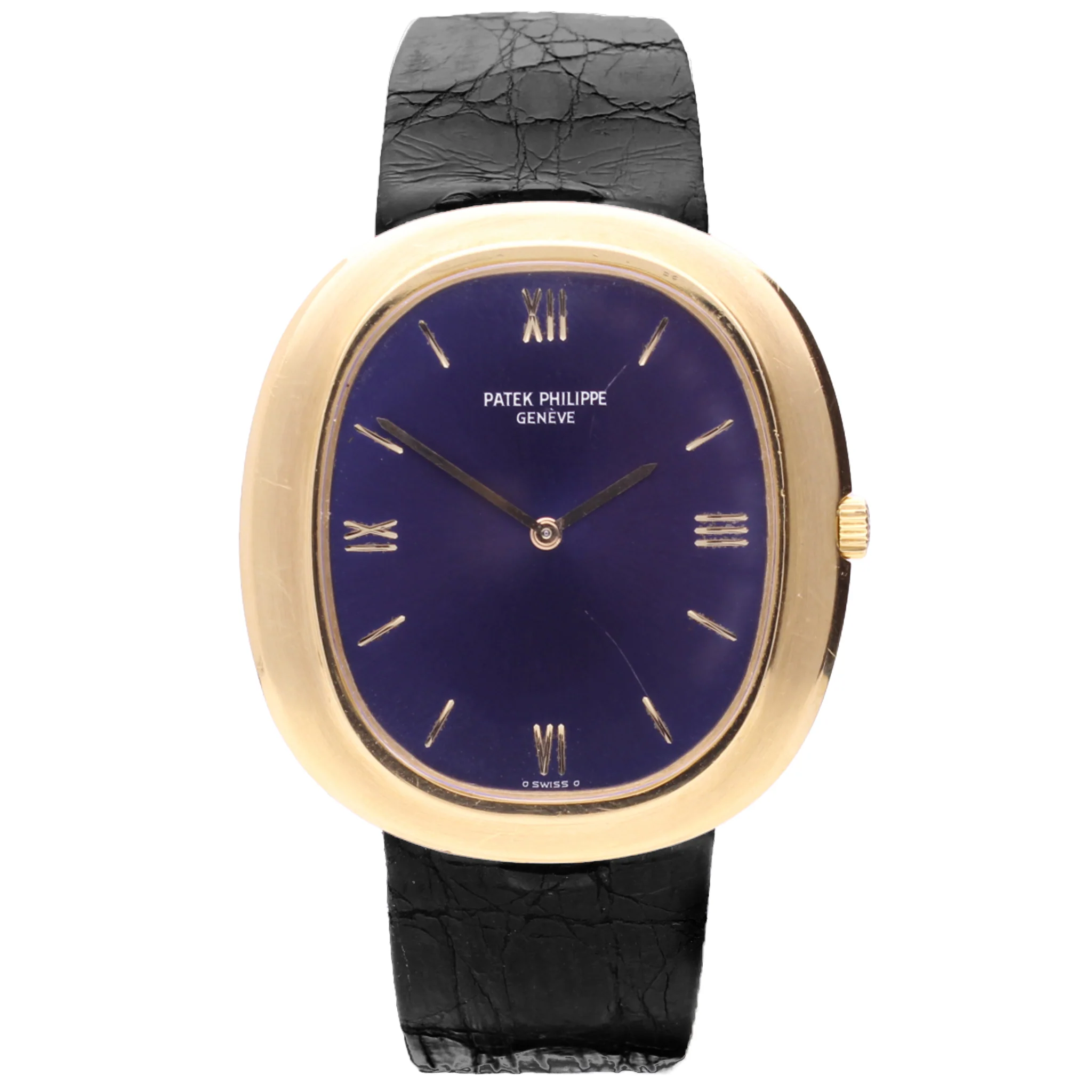 18ct yellow gold Patek Philippe Ellipse automatic wristwatch. Made 1976