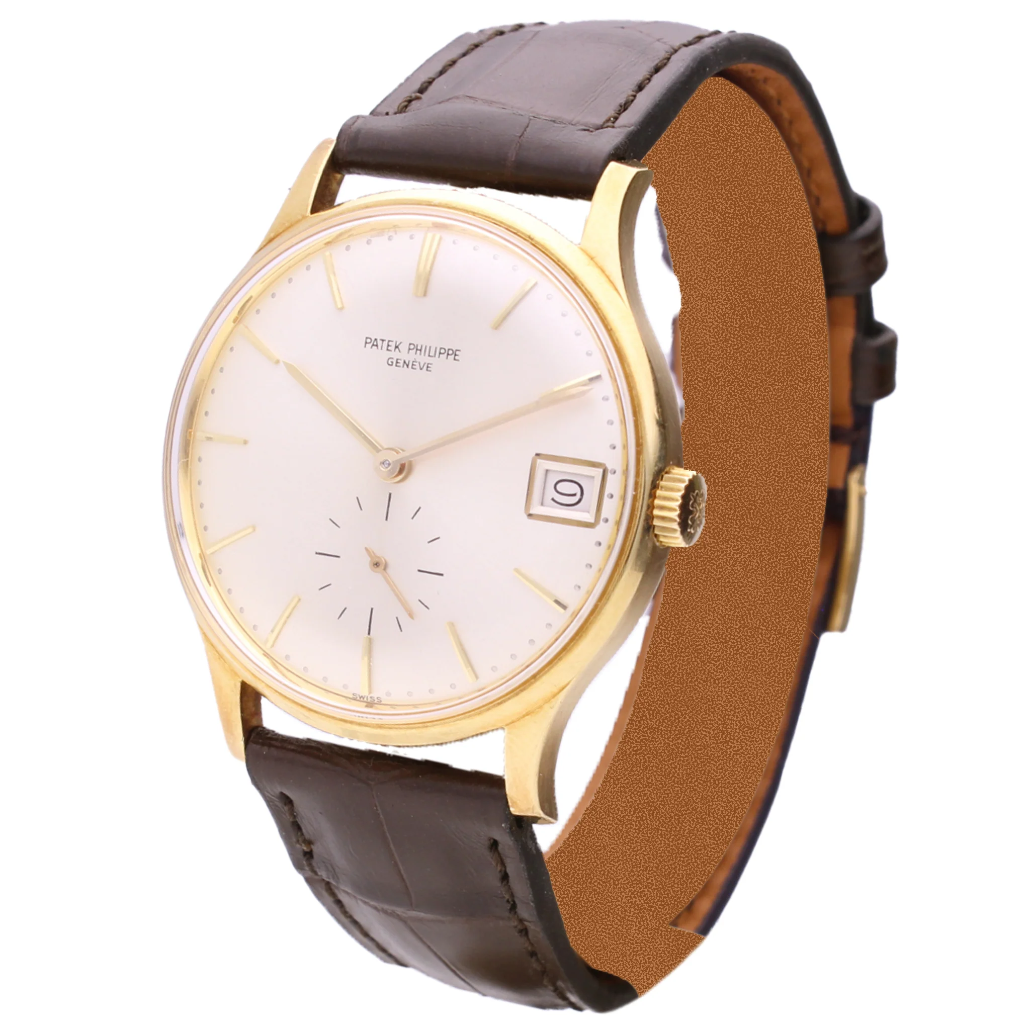 18ct yellow gold Patek Philippe ref. 3514 Calatrava automatic wristwatch. Made 1966 - Image 2
