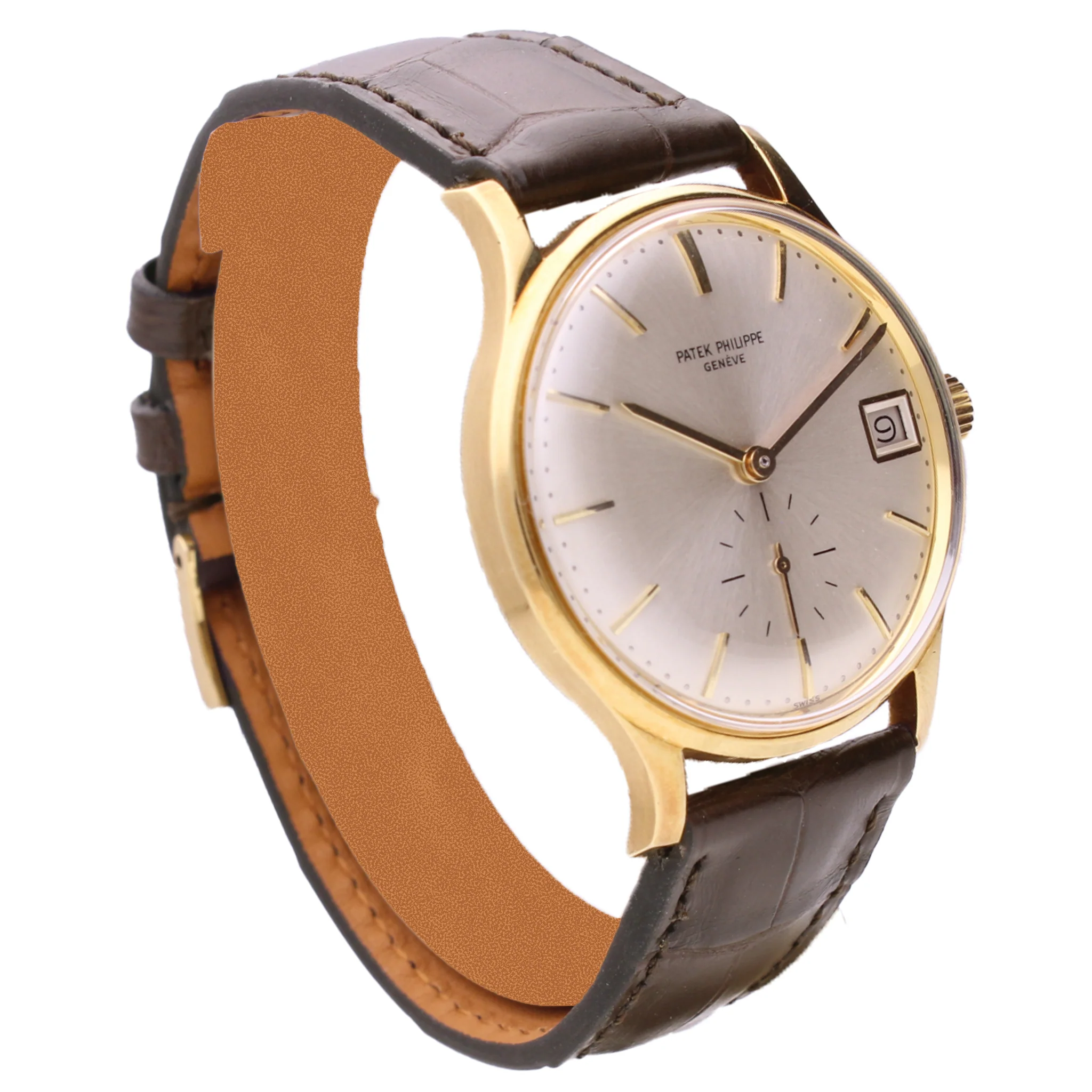 18ct yellow gold Patek Philippe ref. 3514 Calatrava automatic wristwatch. Made 1966 - Image 3