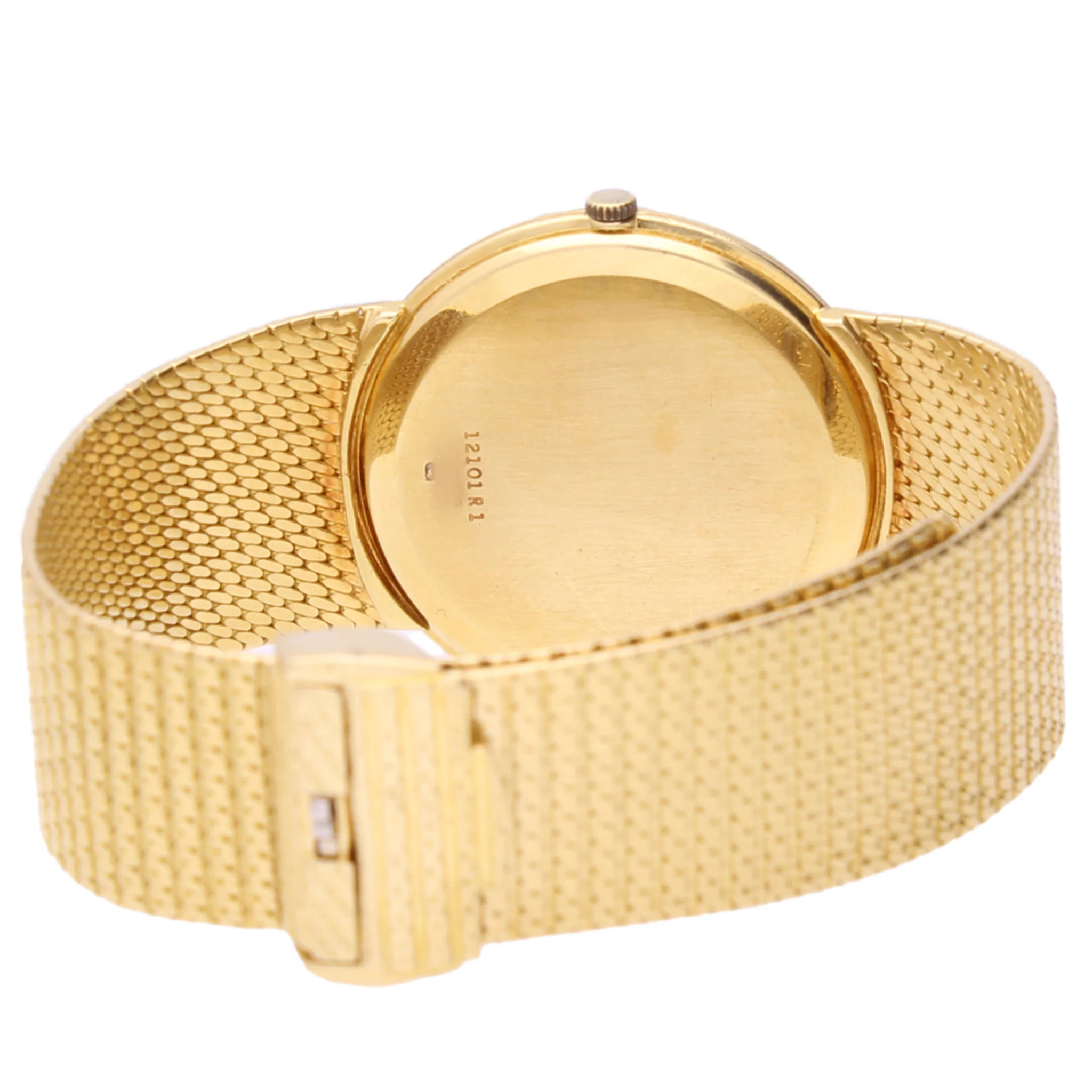 18ct yellow gold Piaget ref. 12101 Automatic bracelet watch. Made 1980 - Image 5