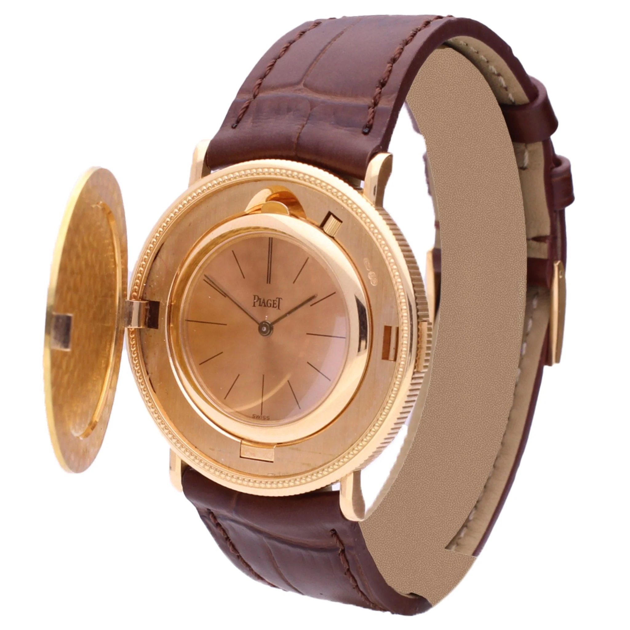 18ct yellow gold Piaget USD $20 coin wristwatch. Made 1995 - Image 2