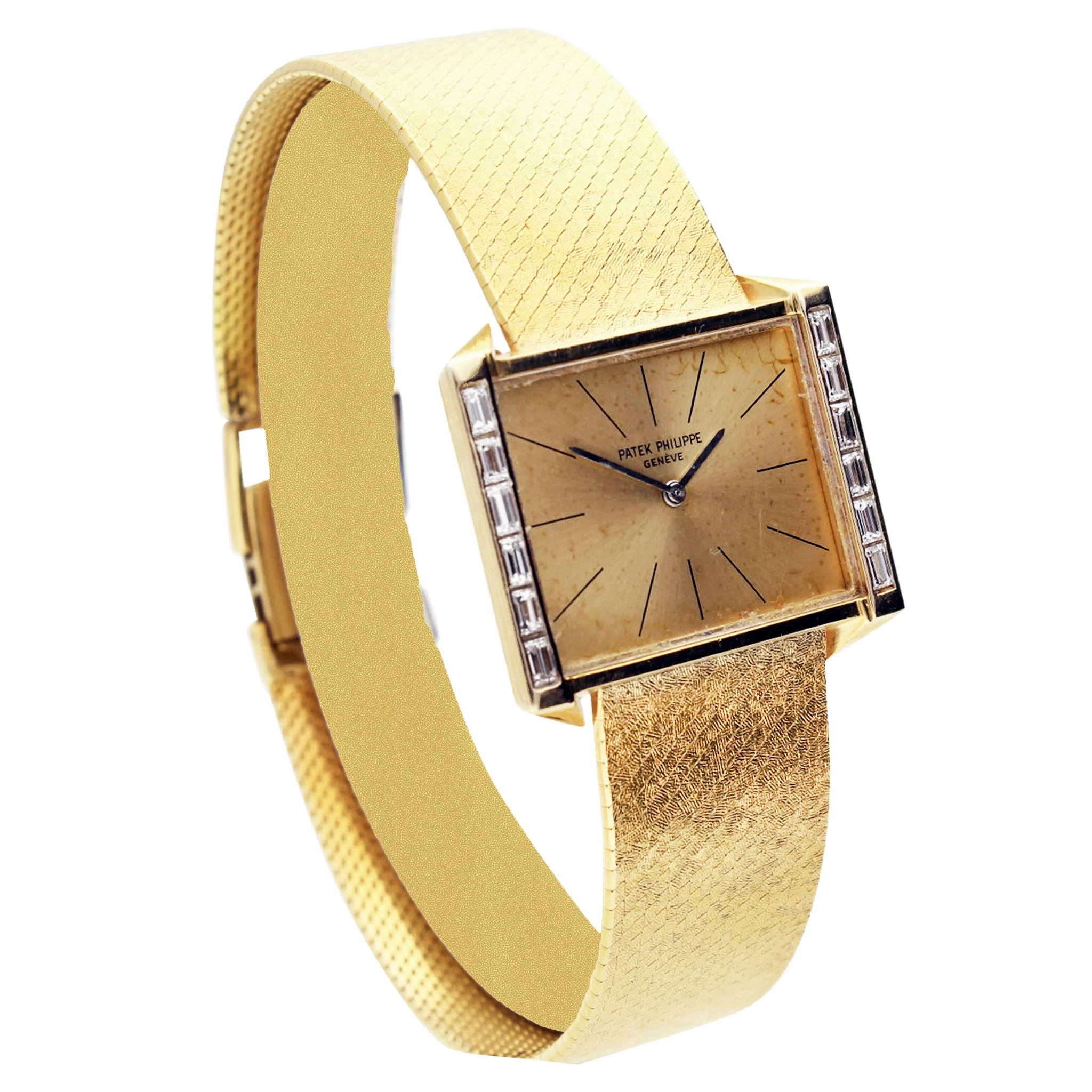 18ct yellow gold Patek Philippe ref. 3506 bracelet watch. Made 1970's - Image 3