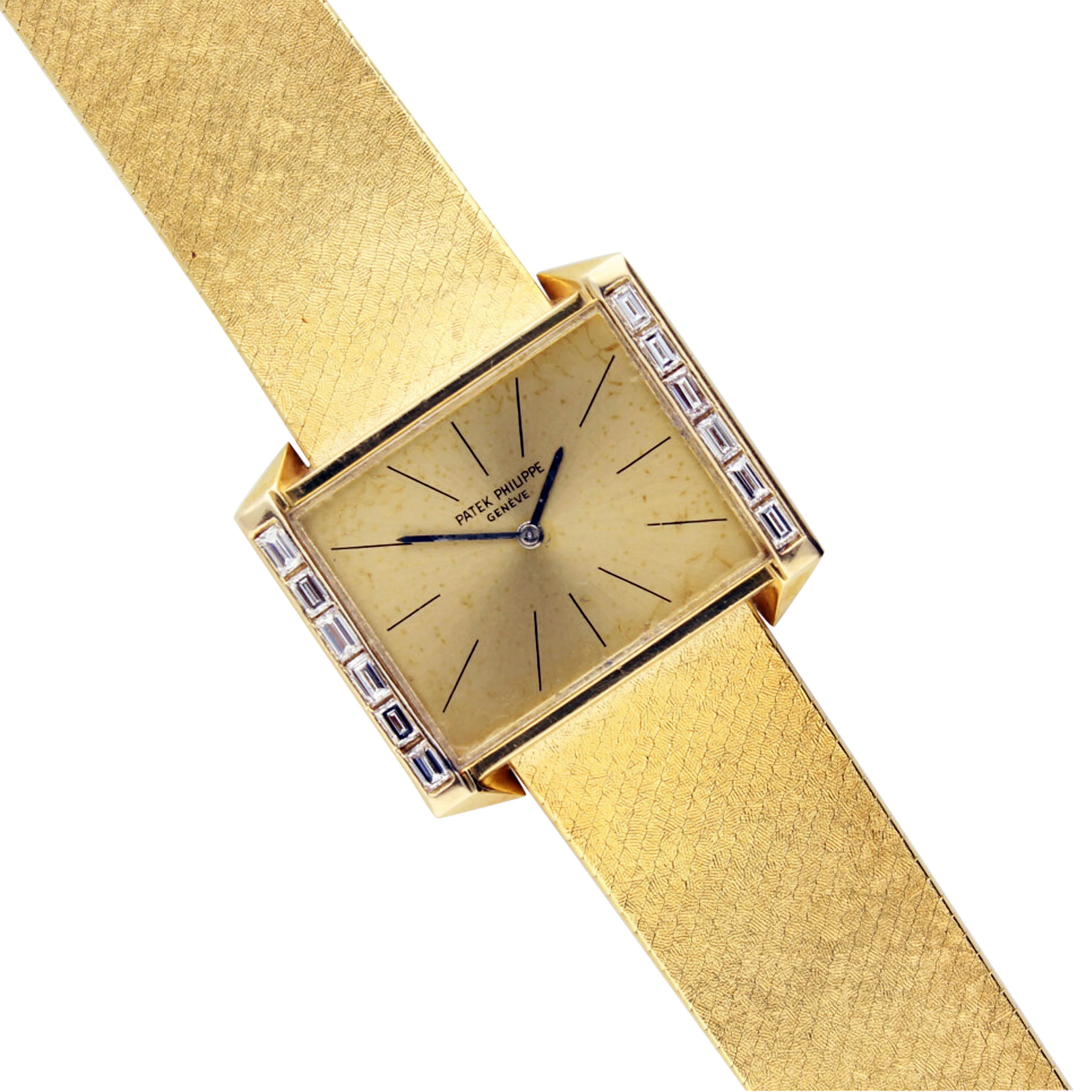 18ct yellow gold Patek Philippe ref. 3506 bracelet watch. Made 1970's - Image 4
