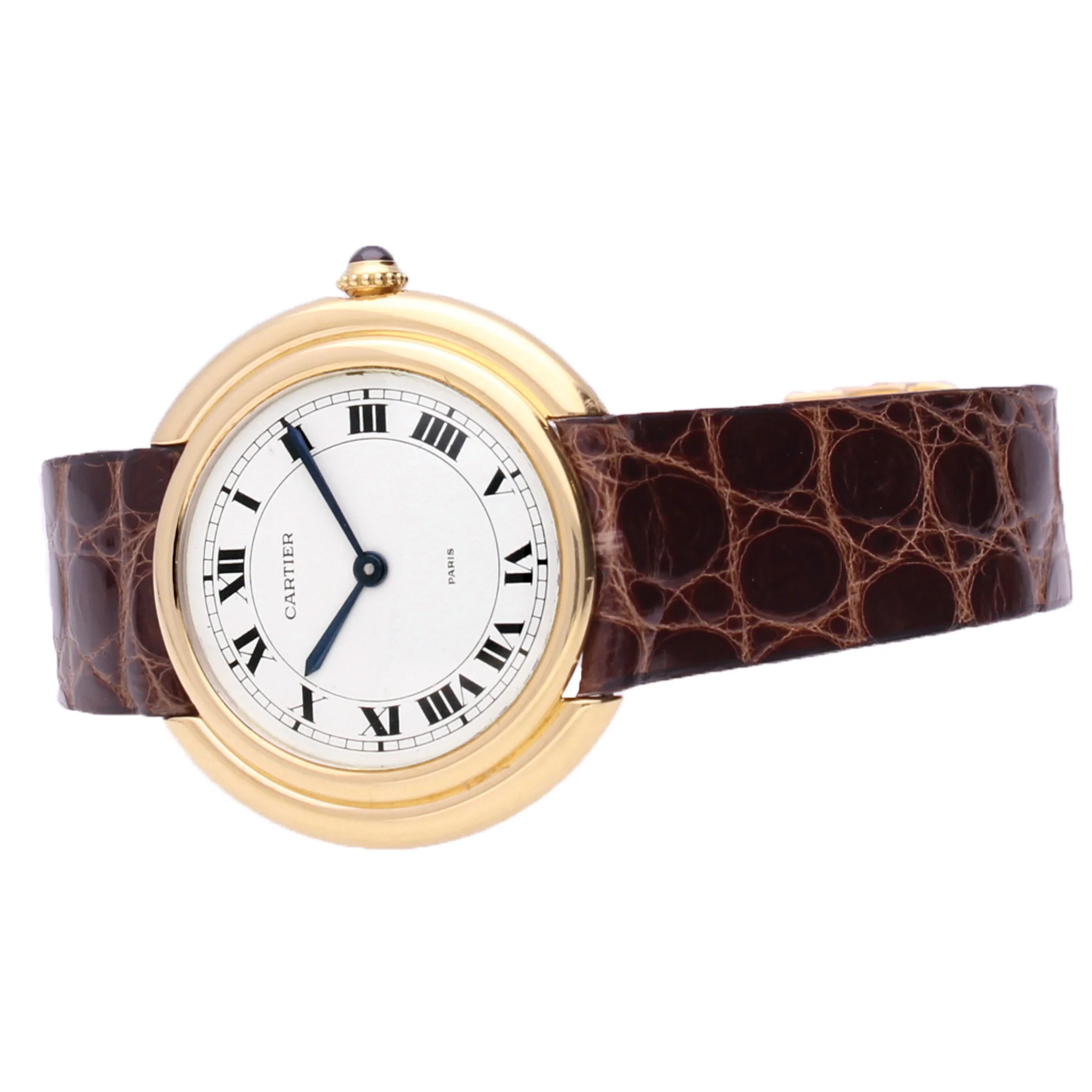 18ct yellow gold Cartier ref. 17003 Vendôme automatic wristwatch. Made 1970's - Image 5