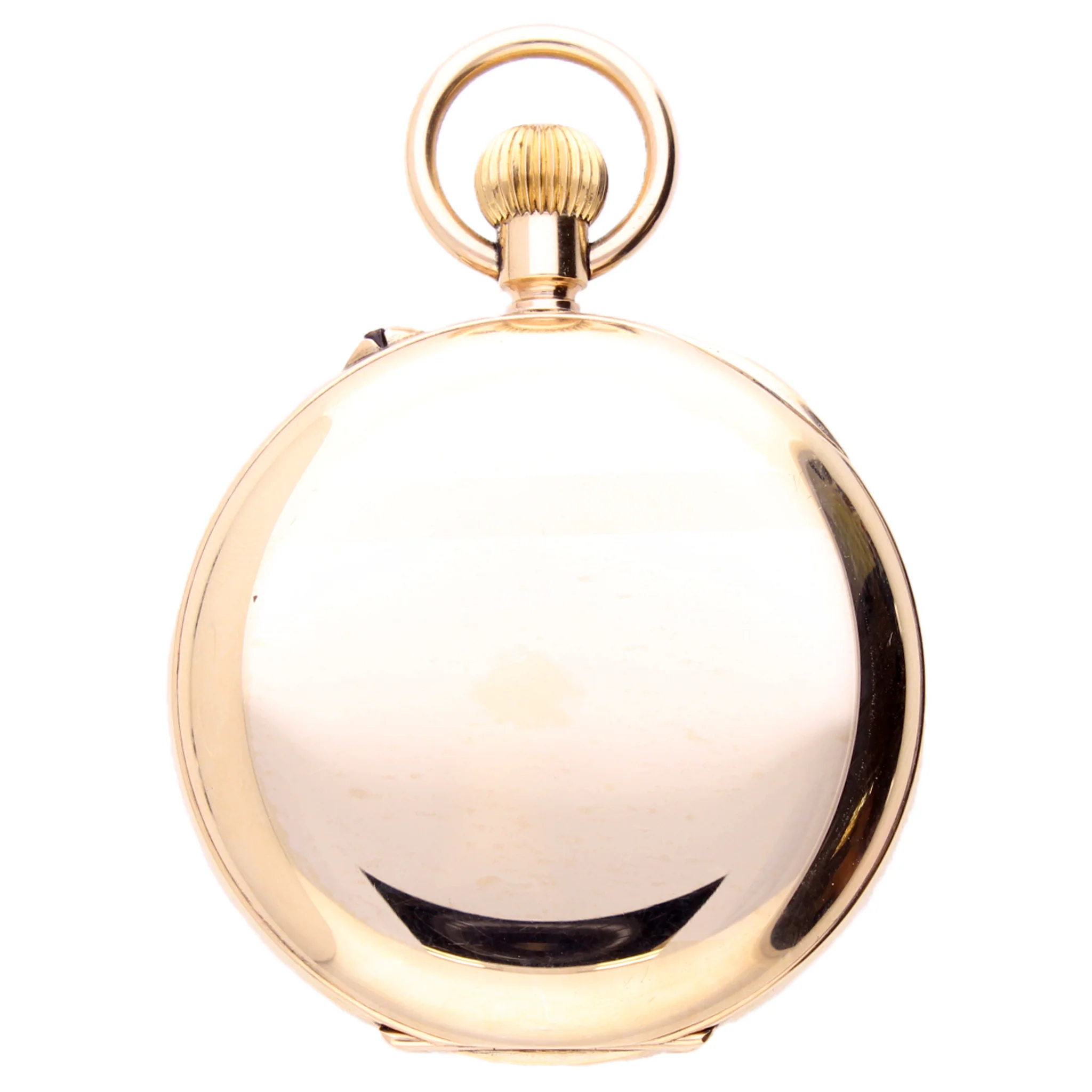 9ct yellow gold J.W. Benson half hunter pocketwatch. Made 1931 - Image 2