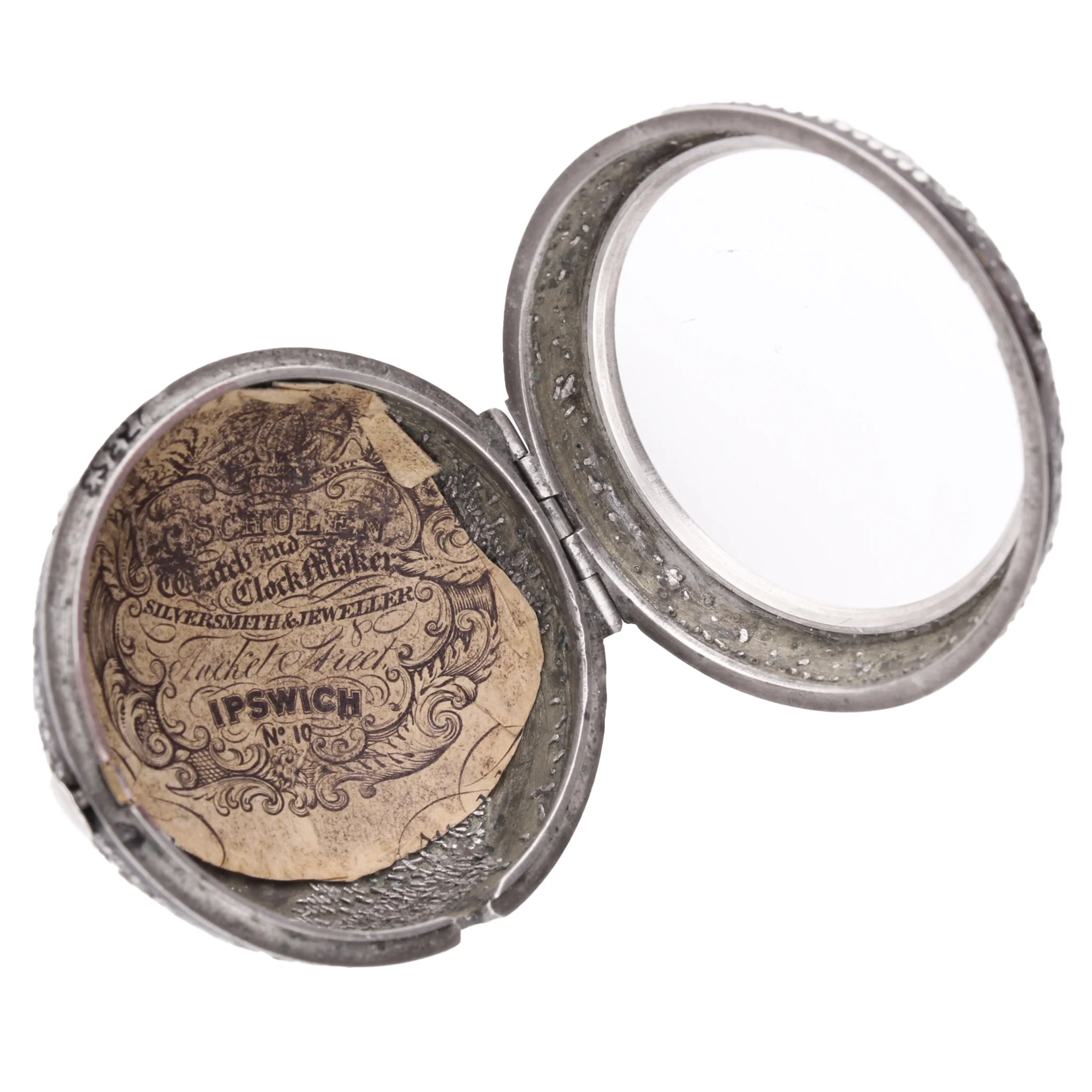 Silver Octavy Johann pair cased sun and moon verge watch. Made 1720 - Image 5