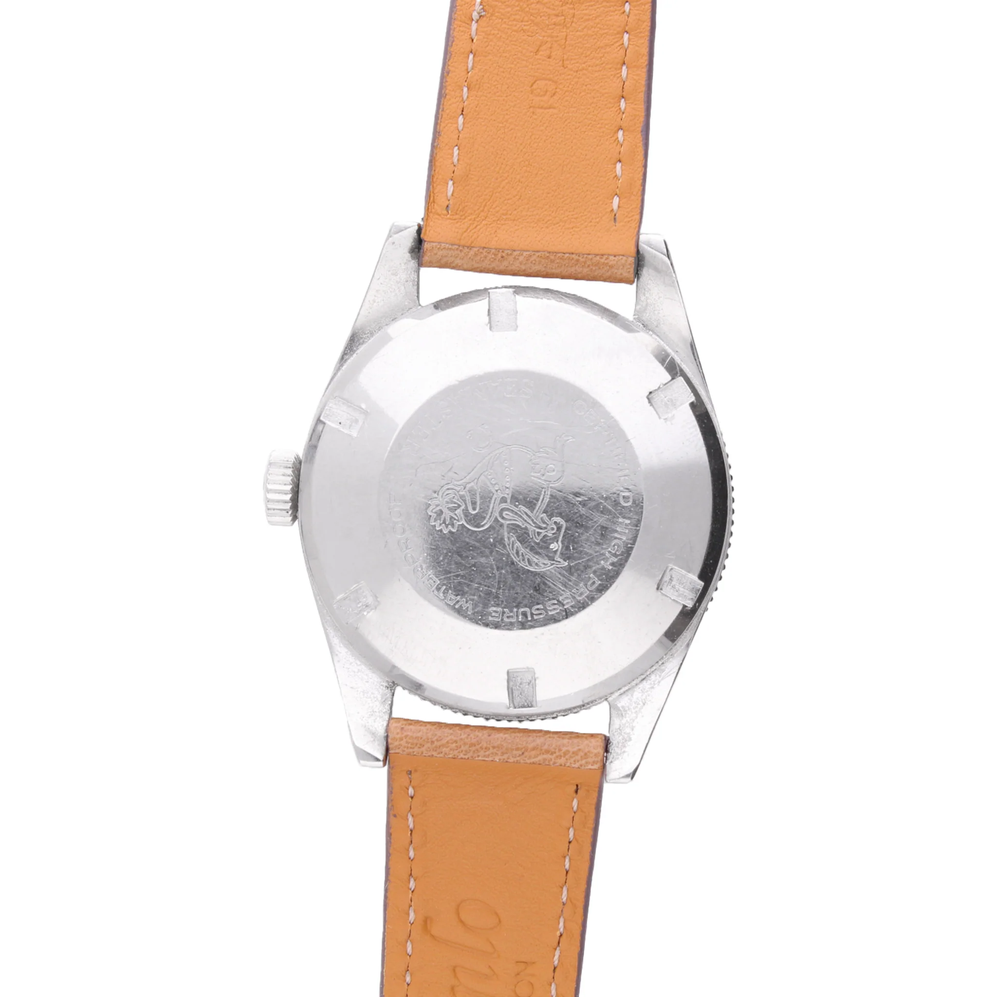Stainless steel OMEGA 1st Generation Seamaster 300 automatic wristwatch (Enamel bezel). Made 1961 - Image 4