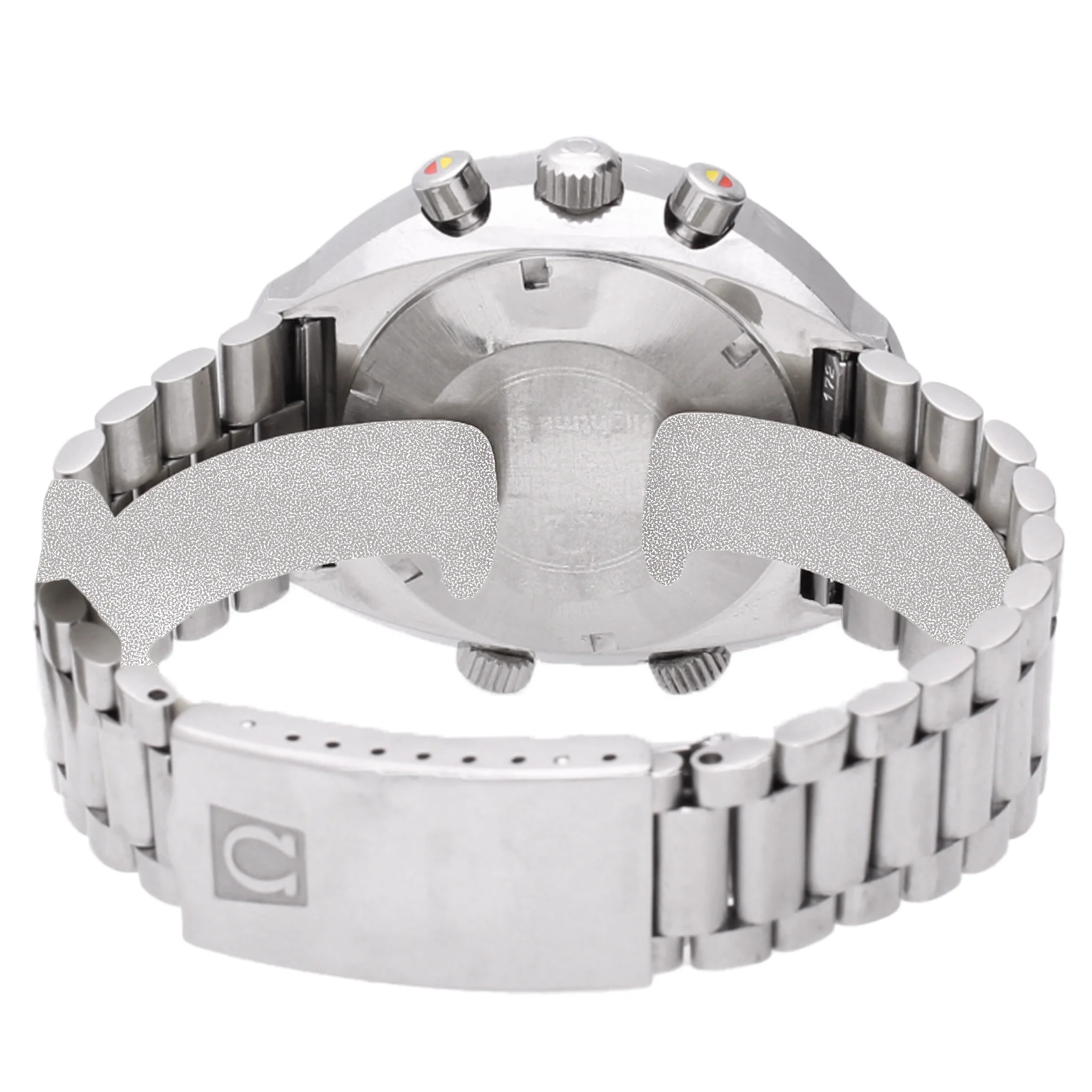 Stainless steel OMEGA 2nd Generation 'Flightmaster' chronograph wristwatch. Made 1976 - Image 4