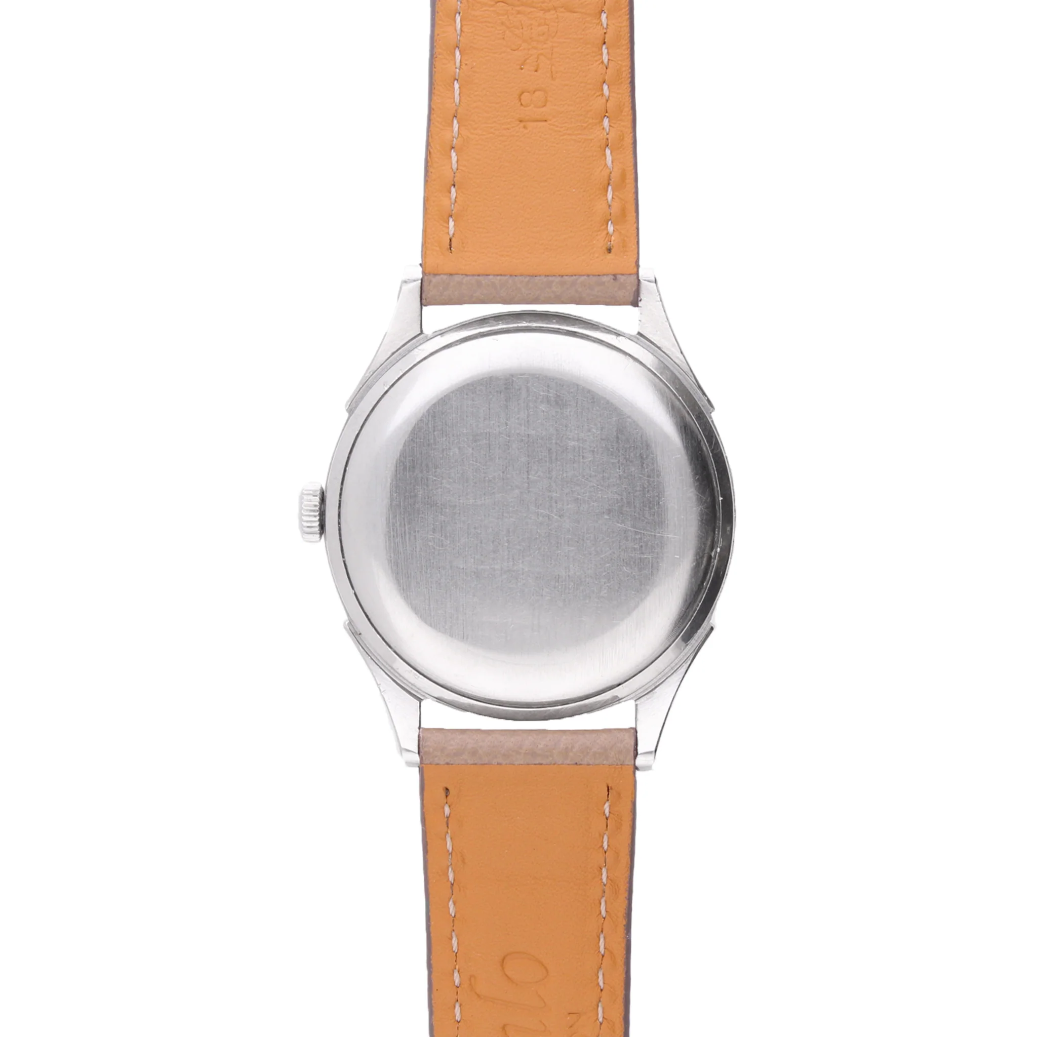 Stainless steel OMEGA 'bumper' automatic wristwatch. Made 1948 - Image 4