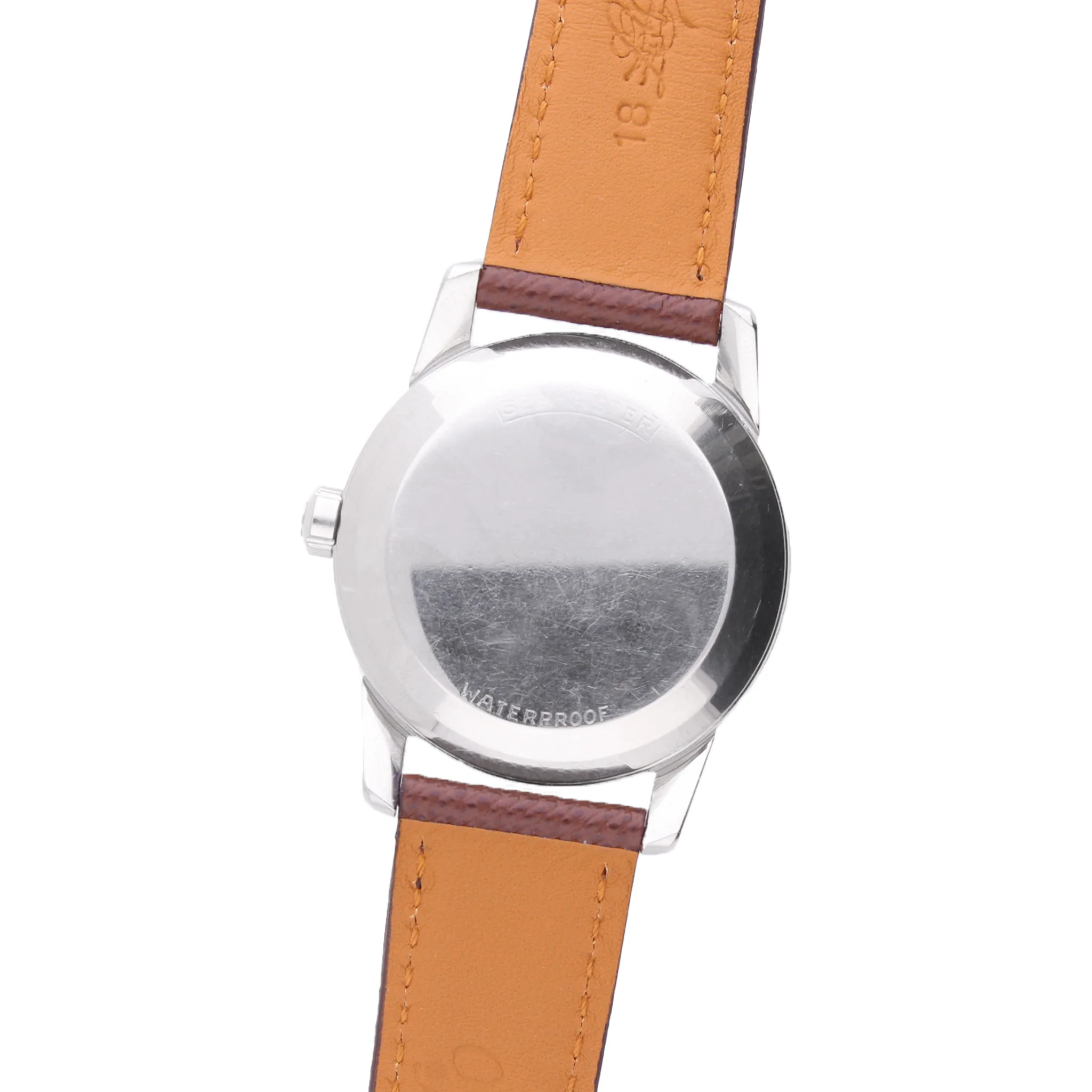Stainless steel OMEGA 'bumper' automatic wristwatch. Made 1963 - Image 2