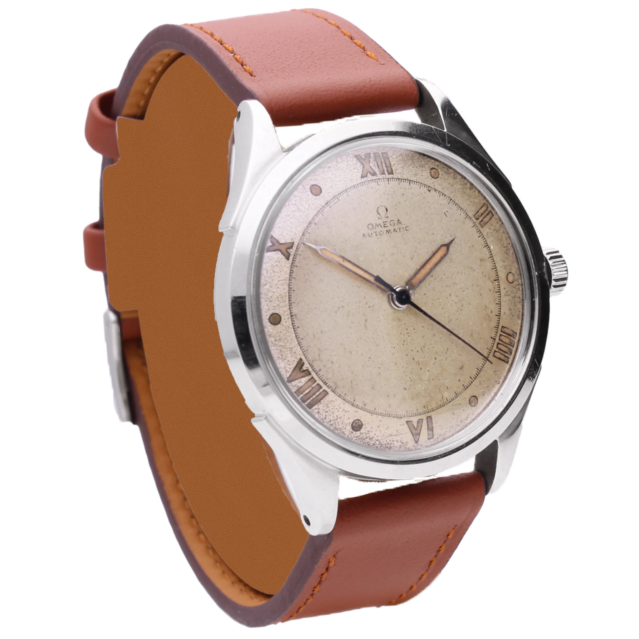 Stainless steel OMEGA dress watch. Made 1946 - Image 3