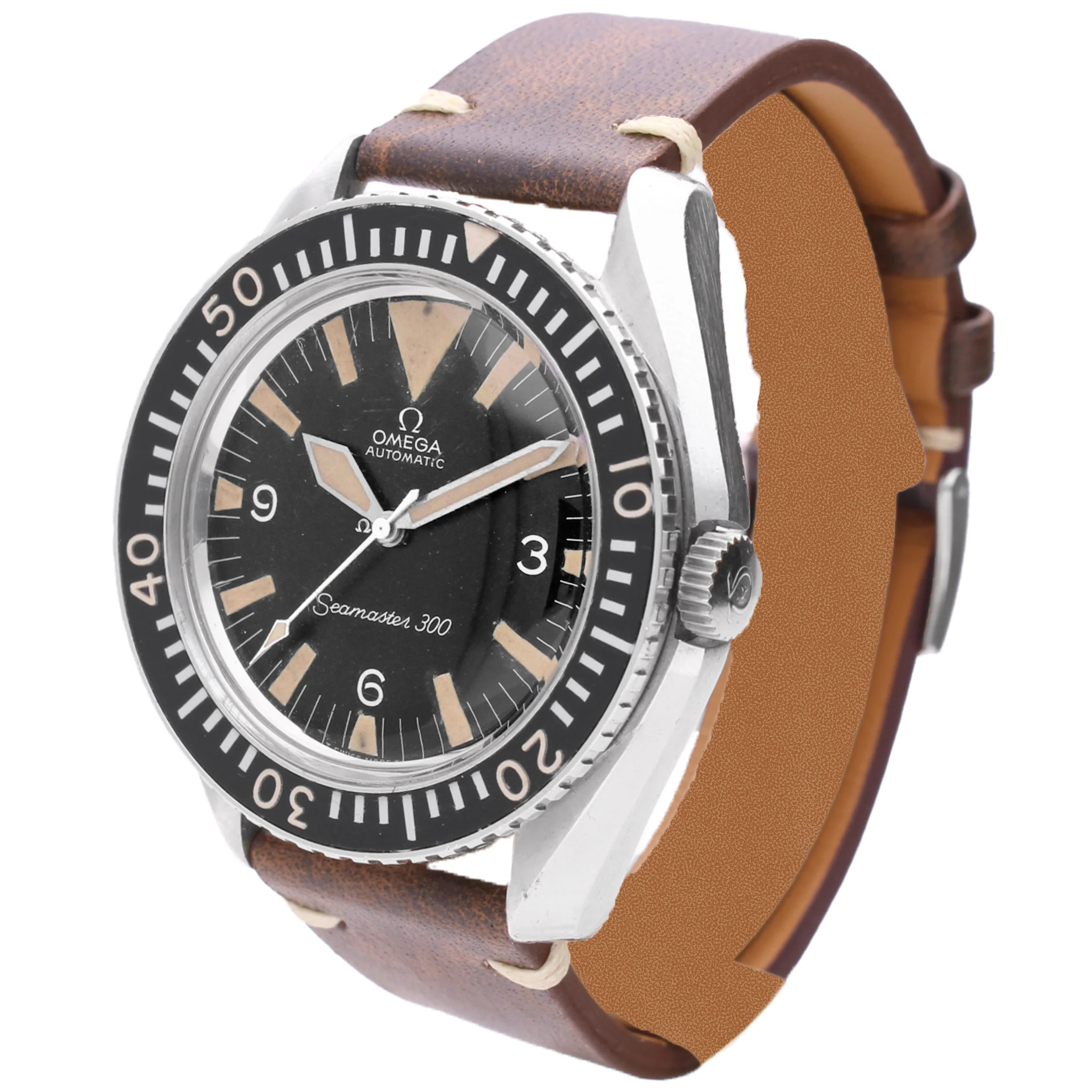Stainless steel OMEGA Seamaster 300 automatic wristwatch. Made 1967 - Image 2