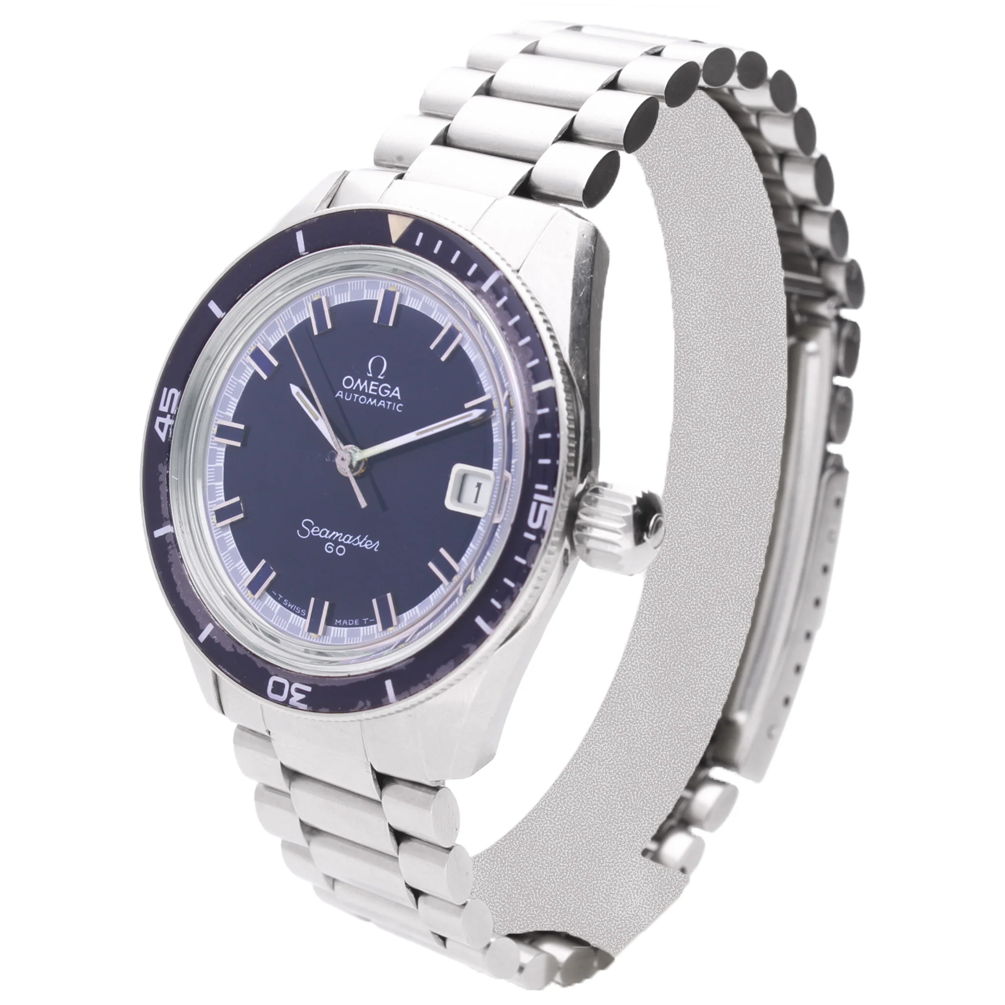 Stainless steel OMEGA Seamaster 60 automatic wristwatch. Made 1972 - Image 2
