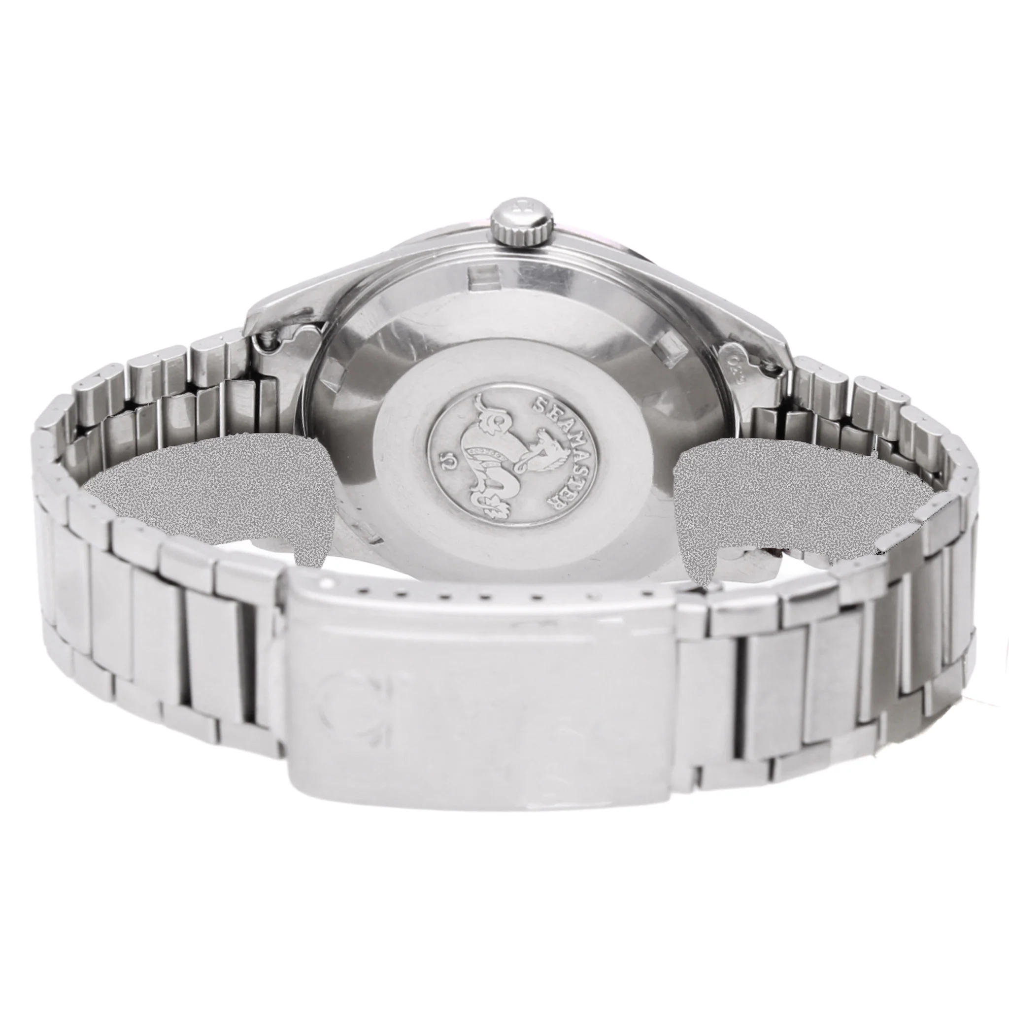 Stainless steel OMEGA Seamaster automatic wristwatch with linen dial. Made 1961 - Image 2