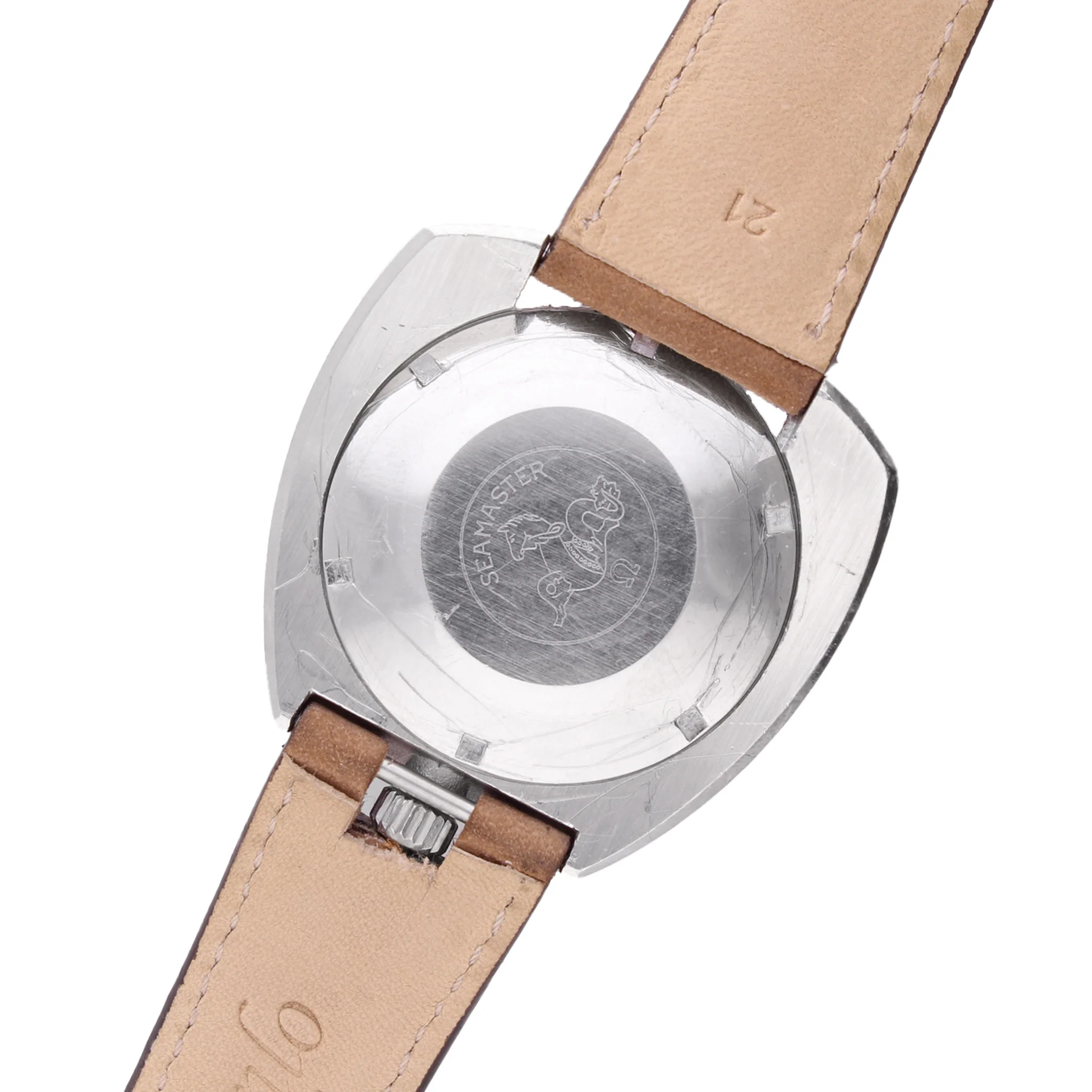 Stainless steel OMEGA Seamaster Bullhead chronograph wristwatch. Made 1970 - Image 4