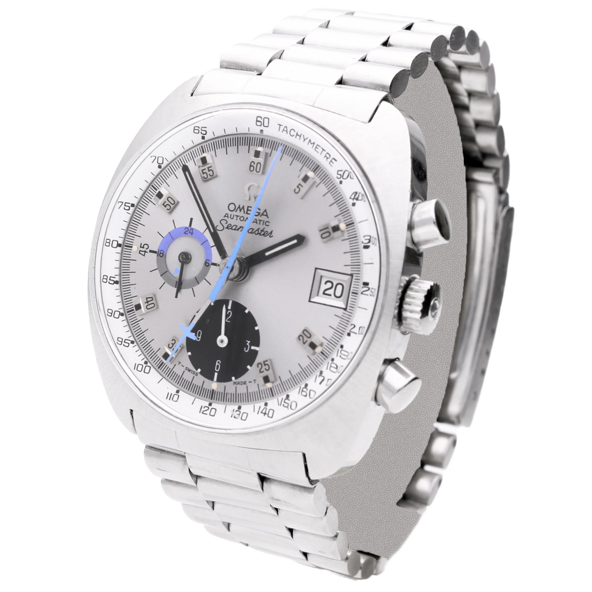 Stainless steel OMEGA Seamaster chronograph wristwatch. Made 1975 - Image 2