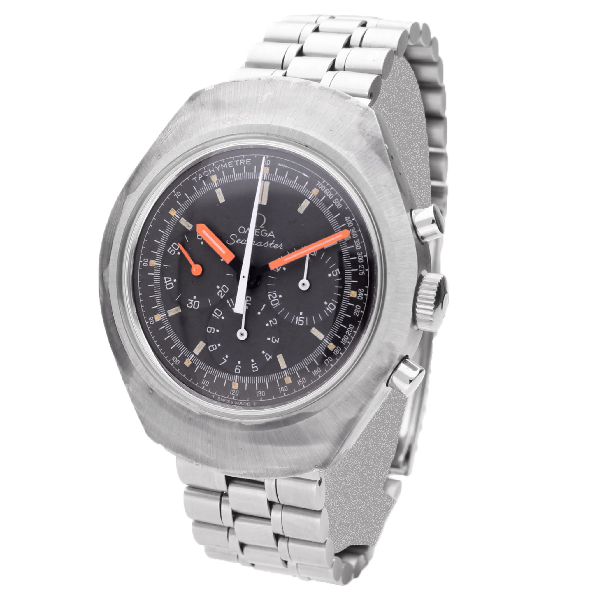 Stainless steel OMEGA Seamaster 'Flat jedi' chronograph wristwatch. Made 1971 - Image 2