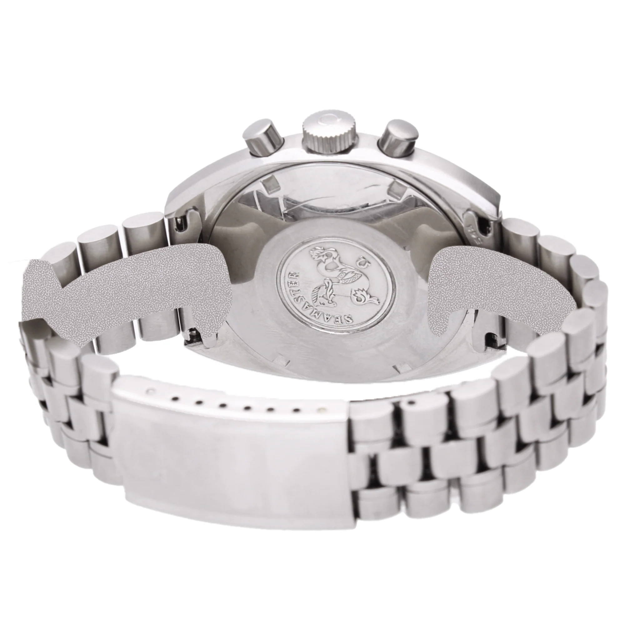Stainless steel OMEGA ref. 145.006-66 Seamaster 'reverse panda dial' chronograph wristwatch. Made 1967 - Image 4
