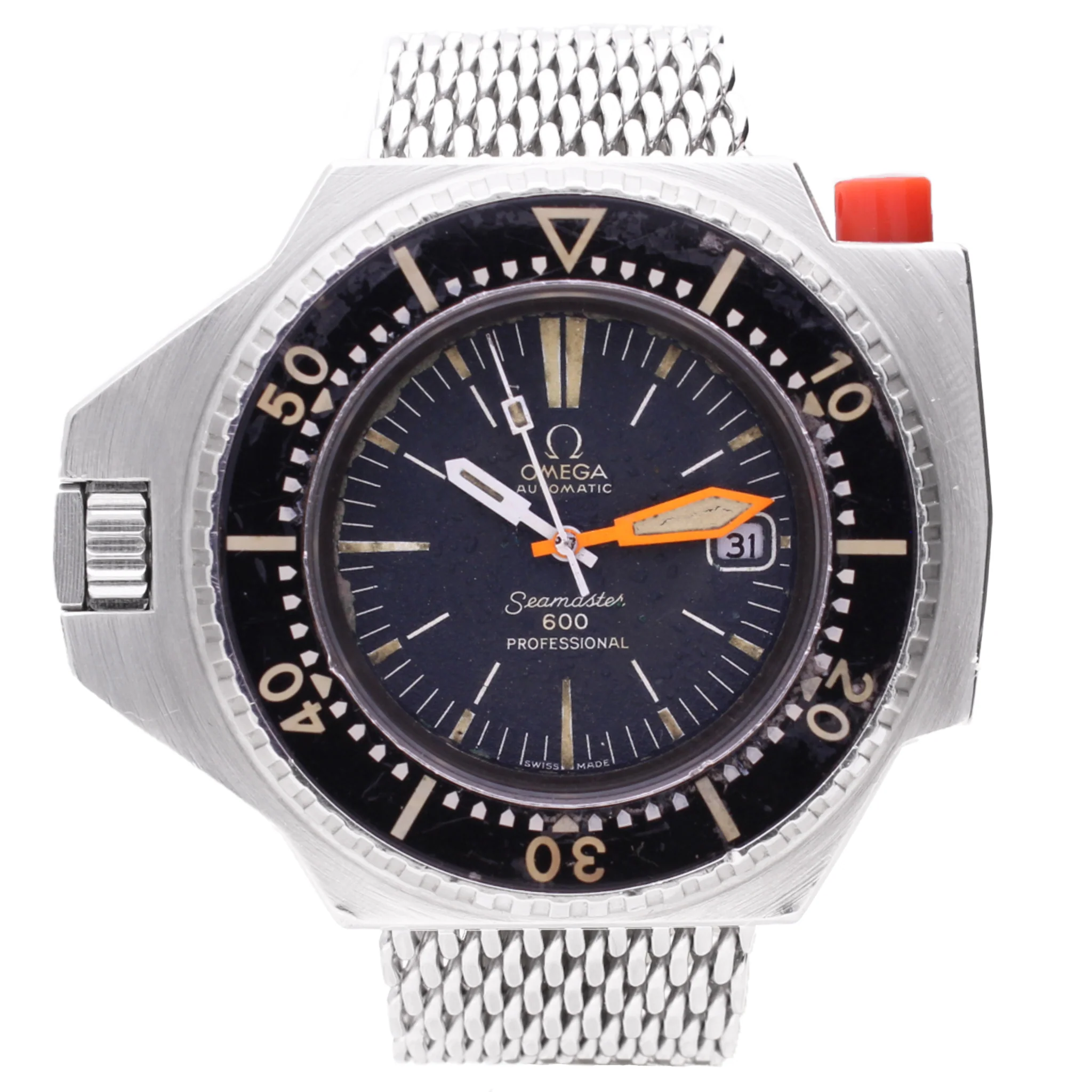 Stainless steel OMEGA Seamaster PloProf 600m divers watch. Made 1972