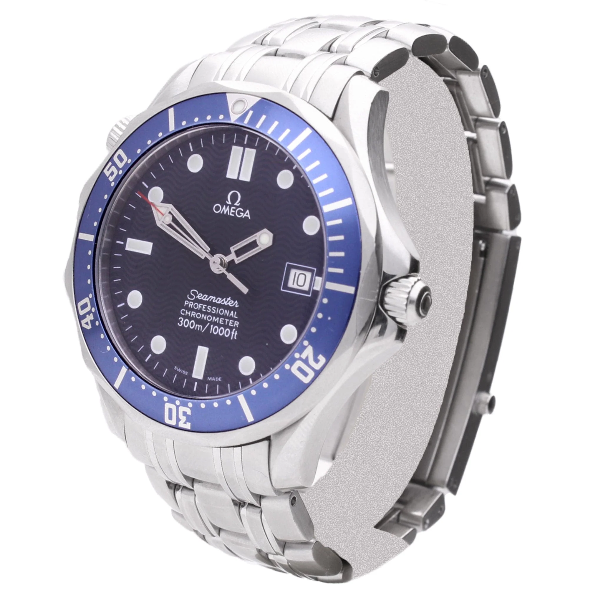 Stainless steel OMEGA Seamaster Professional Diver Chronometer 300M/1000ft wristwatch. Made 2005 - Image 2
