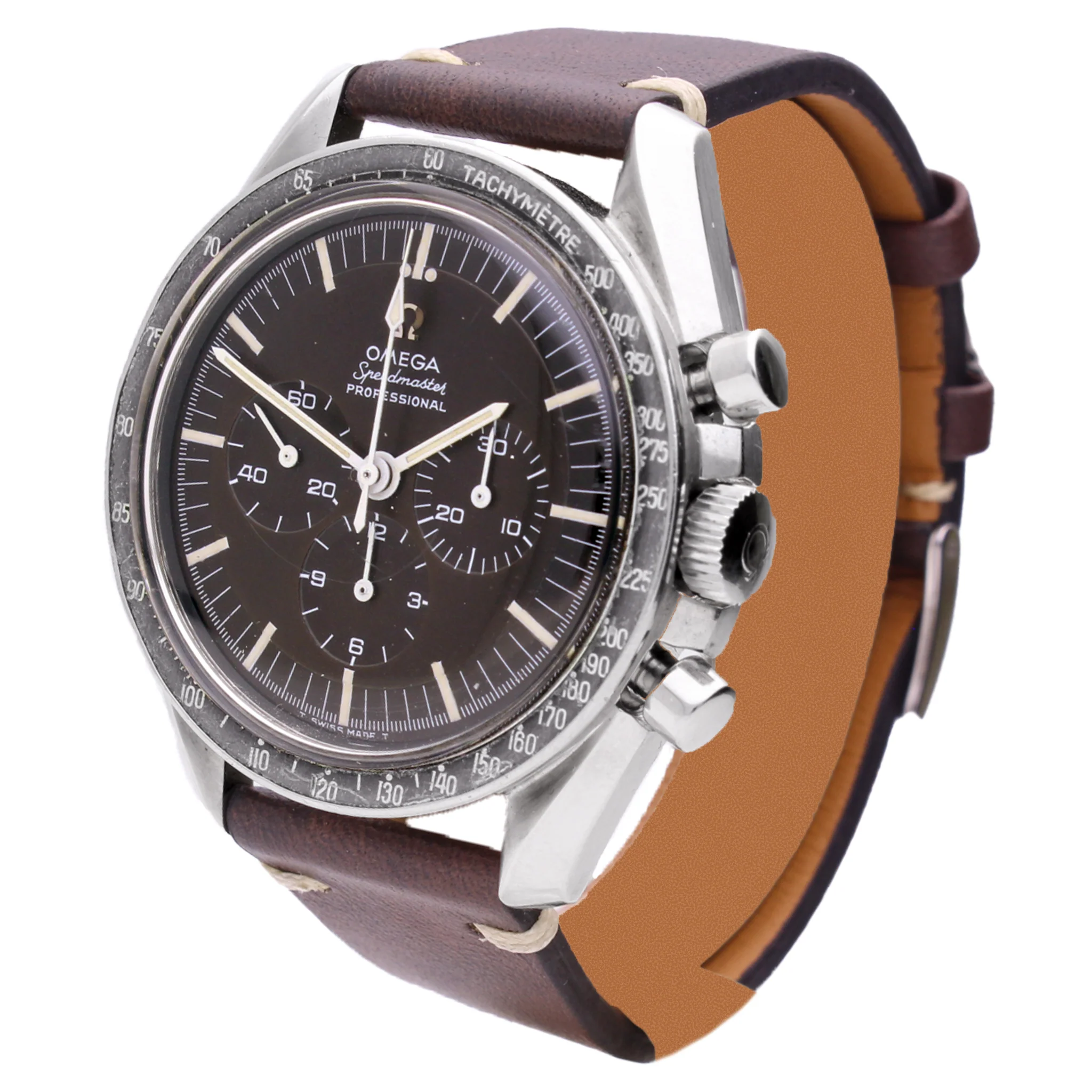 Stainless steel OMEGA ref. 145.012 Speedmaster Professional chronograph wristwatch. Made 1968 - Image 2