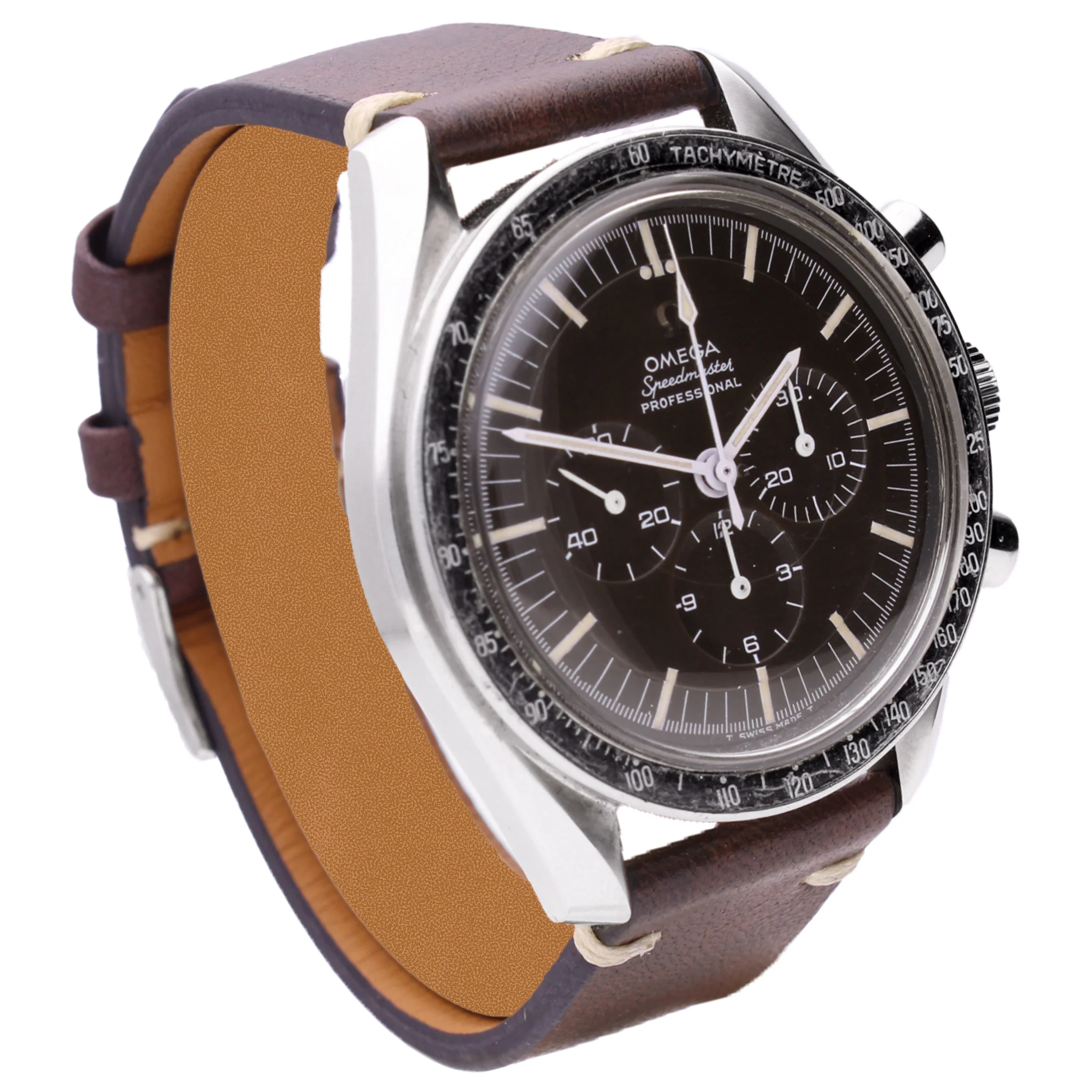 Stainless steel OMEGA ref. 145.012 Speedmaster Professional chronograph wristwatch. Made 1968 - Image 3