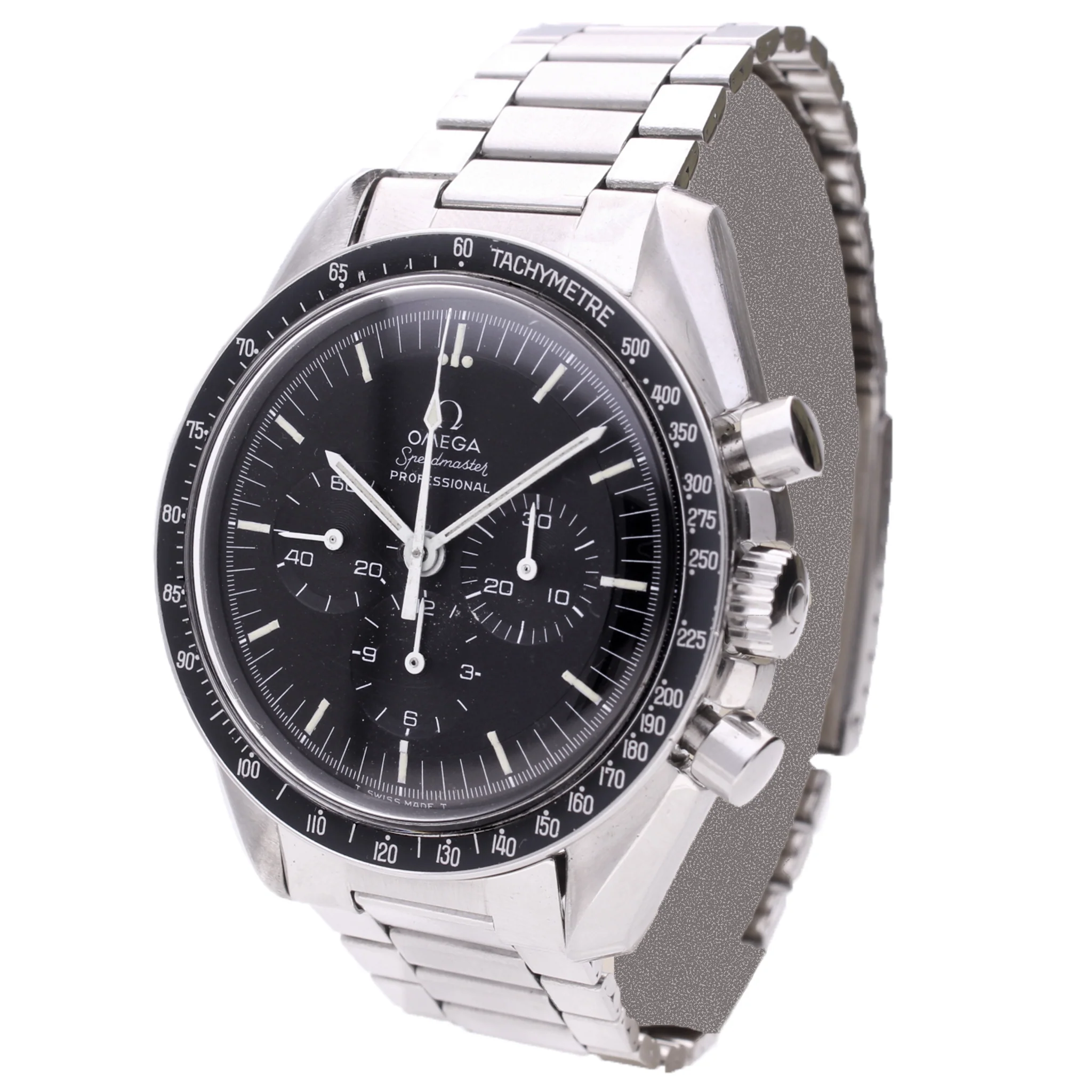 Stainless steel OMEGA ref. 145.022 Speedmaster Professional chronograph wristwatch. Made 1971 - Image 2