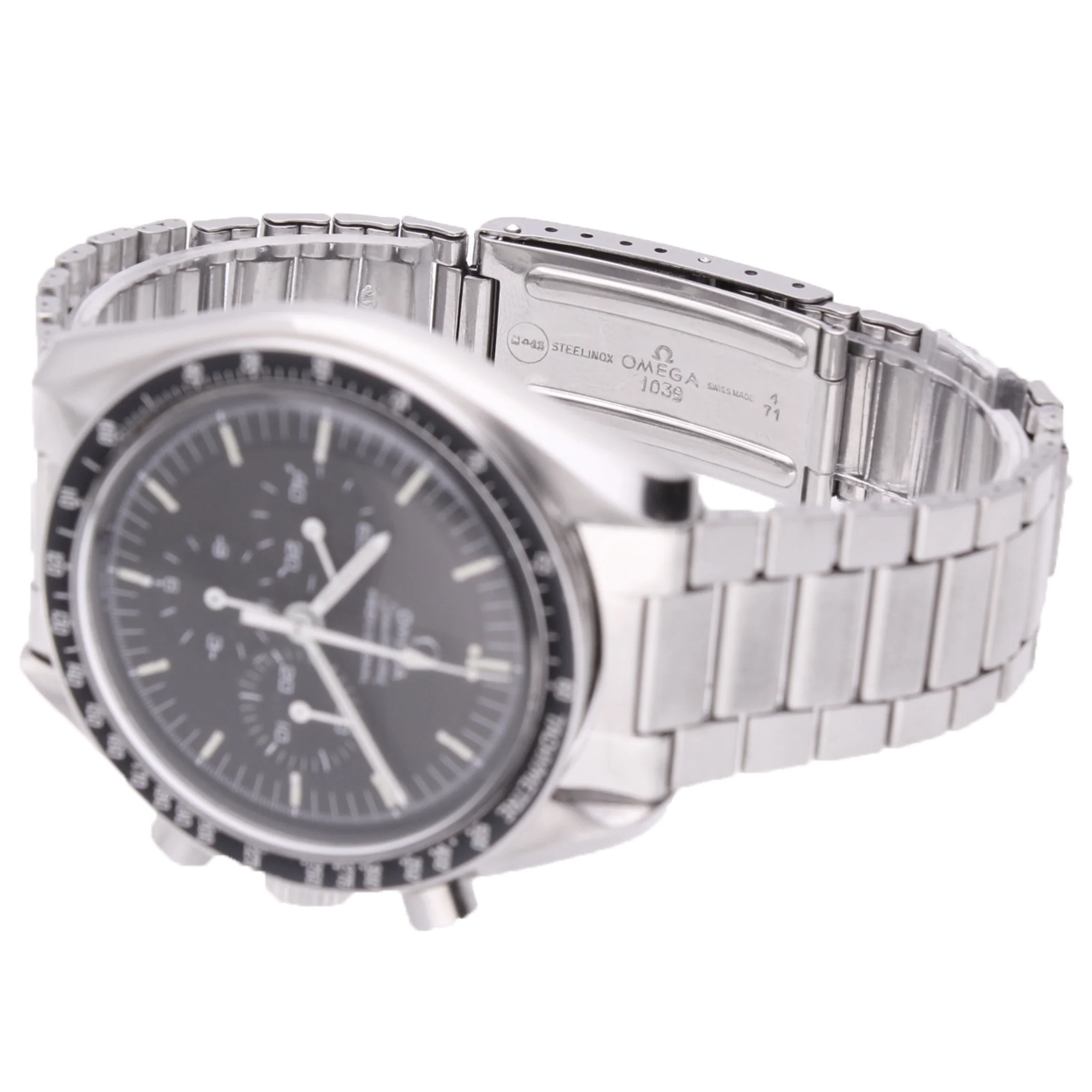 Stainless steel OMEGA ref. 145.022 Speedmaster Professional chronograph wristwatch. Made 1971 - Image 5