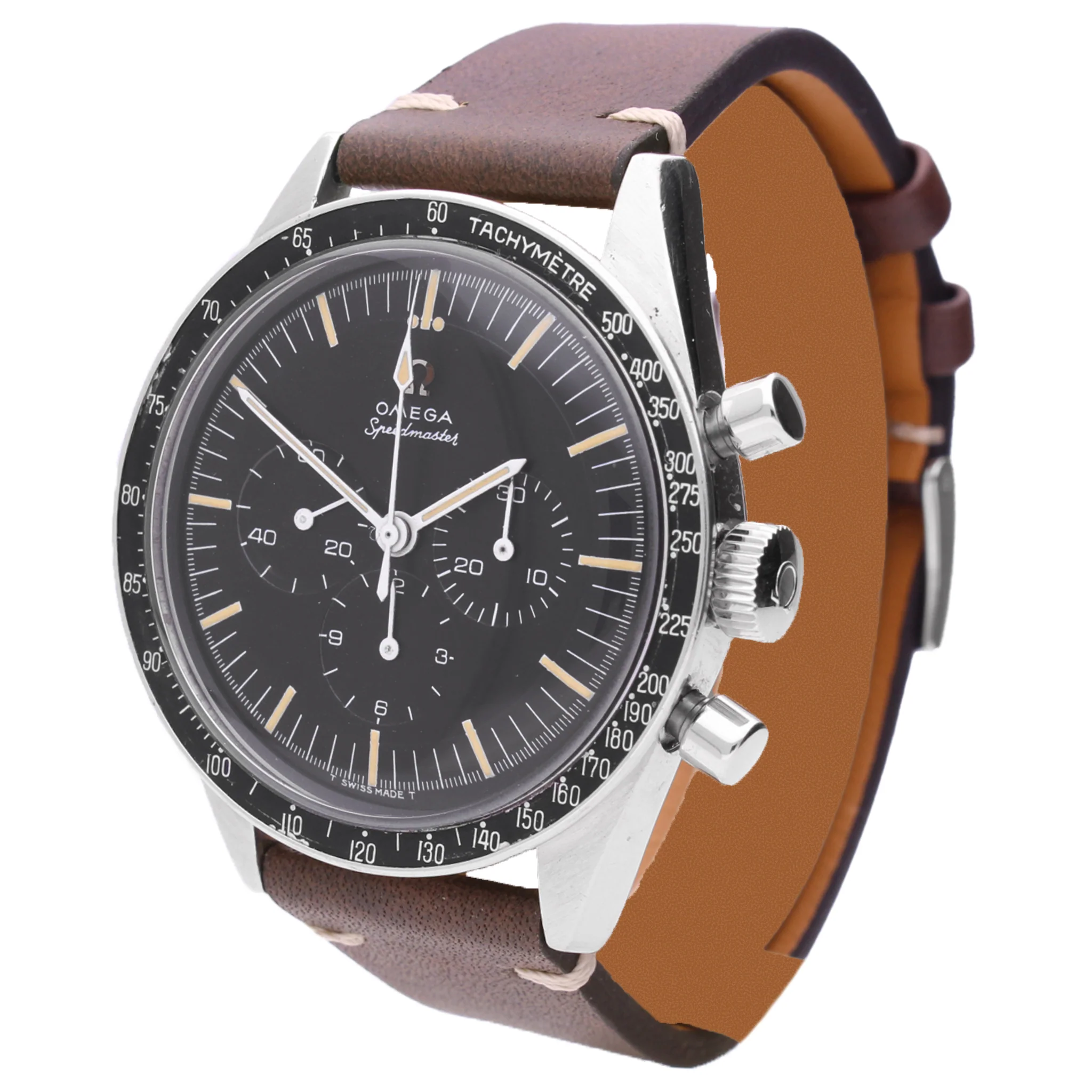 Stainless steel OMEGA Speedmaster ref. 105.003 chronograph wristwatch. Made 1969 - Image 2