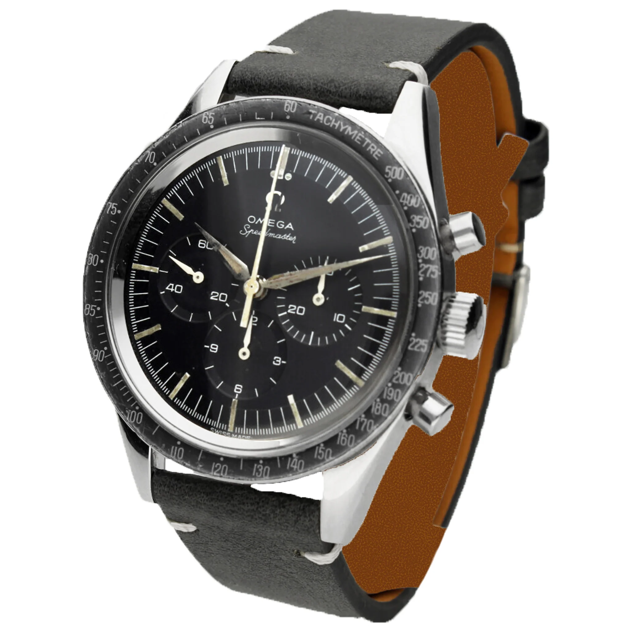 Stainless steel OMEGA ref. 2998-3 Speedmaster chronograph wristwatch. Made 1963 - Image 2