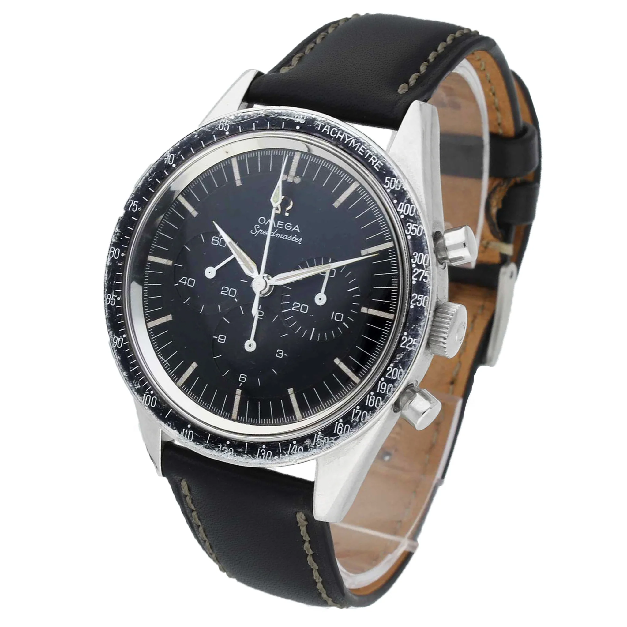 Stainless steel OMEGA ref. 2998-4 Speedmaster chronograph wristwatch. Made 1963 - Image 2